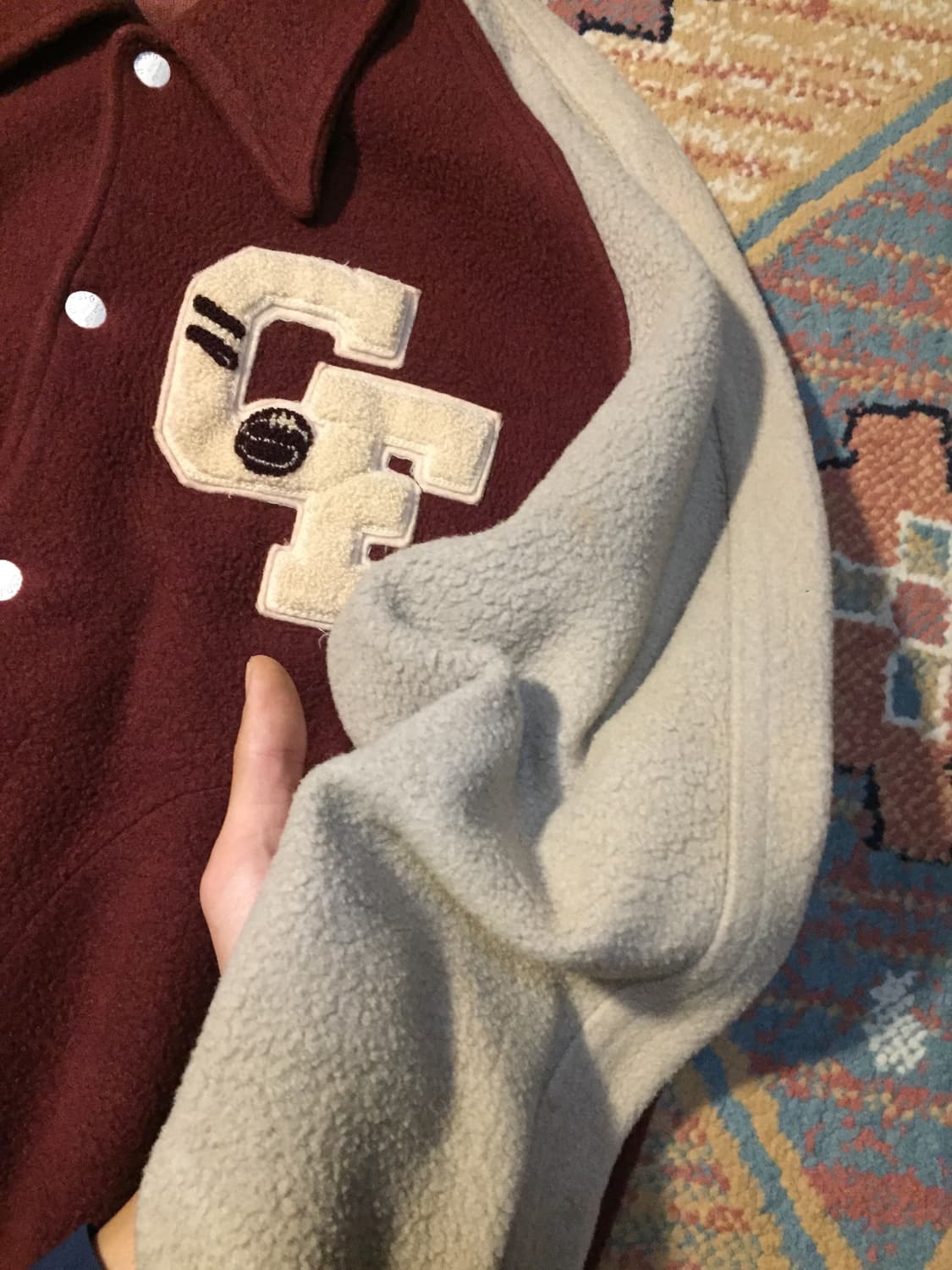 50-60‘s 카센티노 울 바시티 자켓 상품이미지3