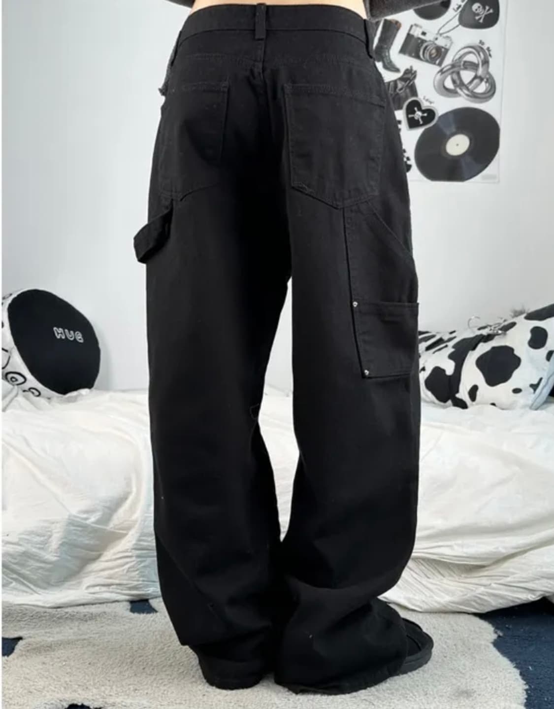 카펜더 포인트 코튼 와이드팬츠 상품이미지3