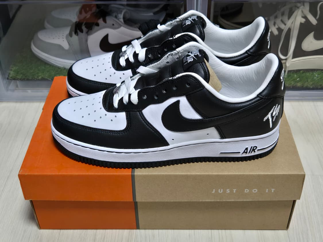 [판매](260)나이키 x 테러 스쿼드 에어포스 1 로우 QS 블랙아웃 상품이미지1