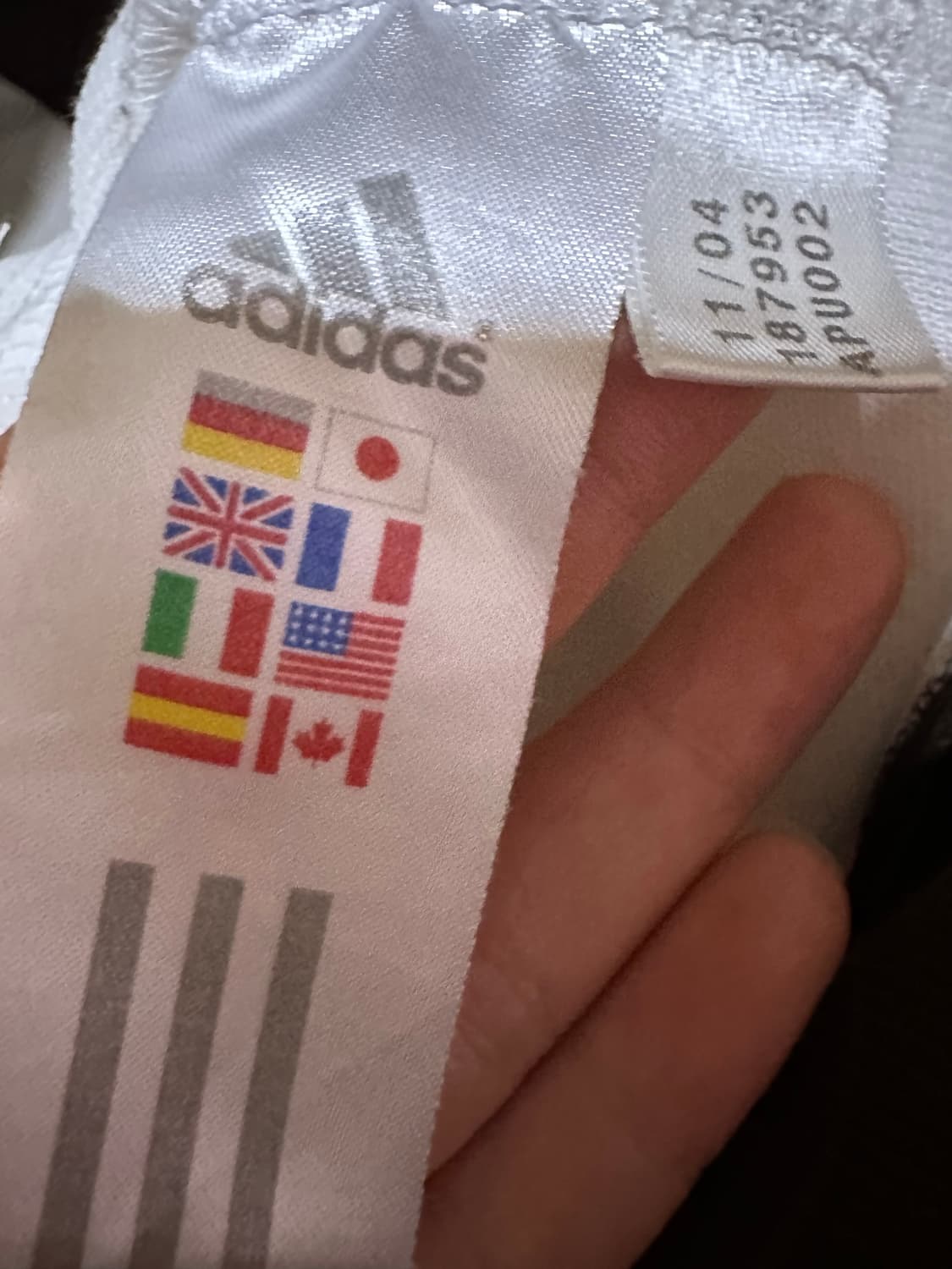 아디다스져지 아디다스 베켄바우어 화이트 브라운 대장 희귀 트랙탑 집업 상품이미지5