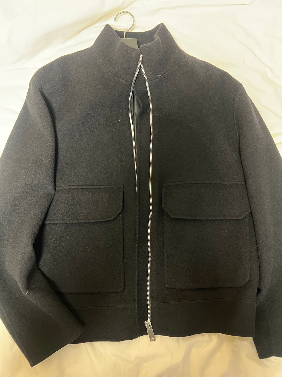 산드로옴므 울캐시 자켓 블랙 상품이미지3