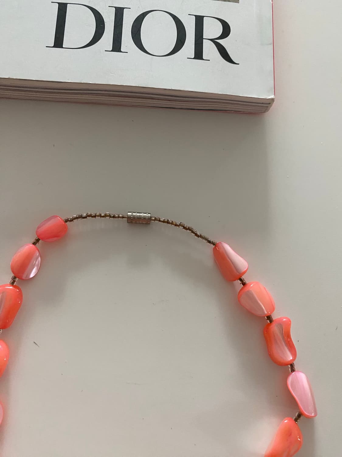 빈티지 코랄 비즈 목걸이 상품이미지5