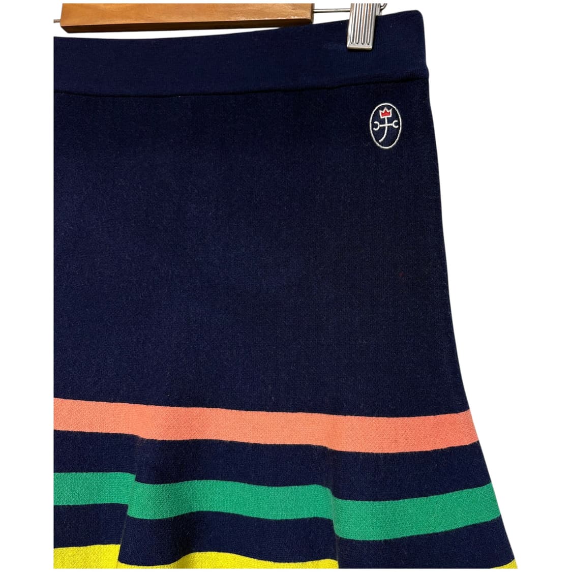 3657 까스텔바작 네이비 니트 골프스커트 상품이미지2