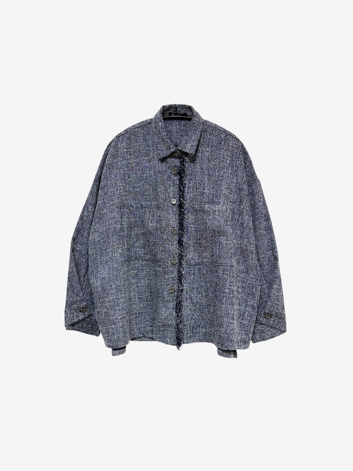 Melange Fringe Raglan Jacket 상품이미지4