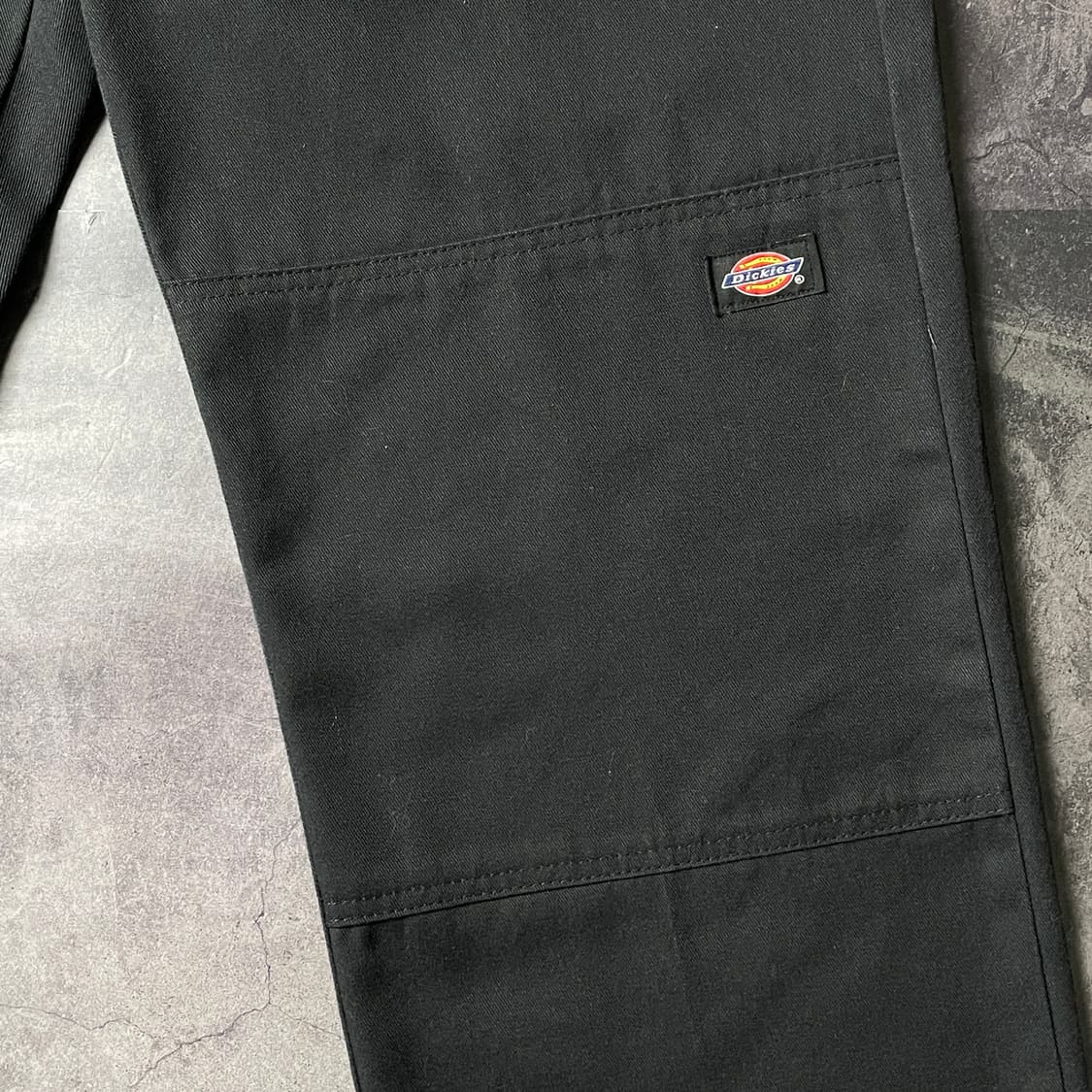 DICKIES 디키즈 빈티지 블랙 더블니 워크 팬츠 A00873 상품이미지4