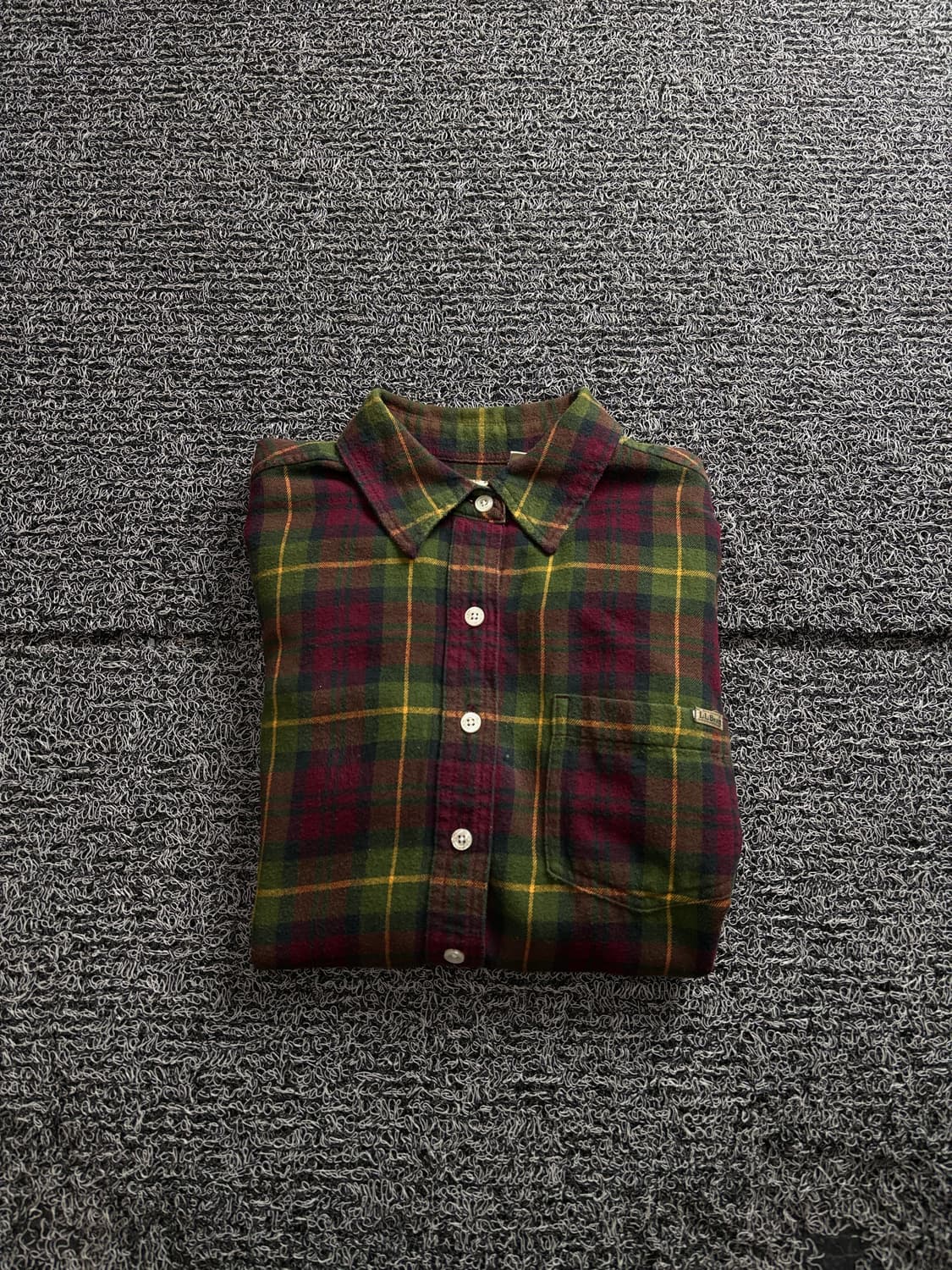 LL BEAN 엘엘빈 클래식 타탄 체크 플란넬 셔츠 3257 상품이미지1