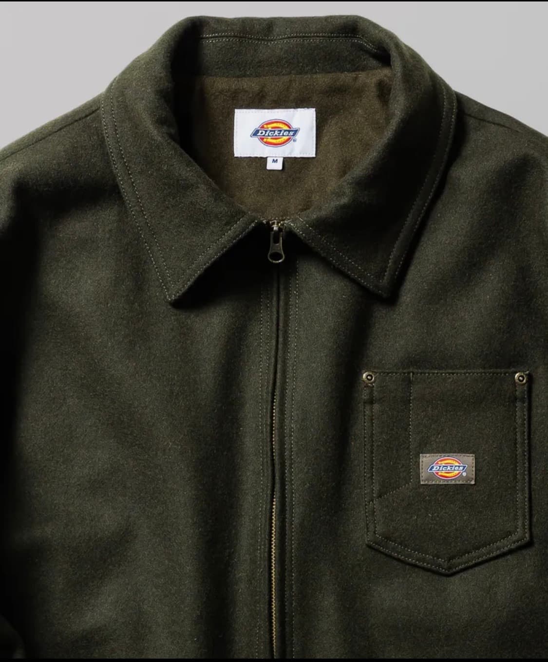 디키드 울 초어자켓 올리브 m 상품이미지4