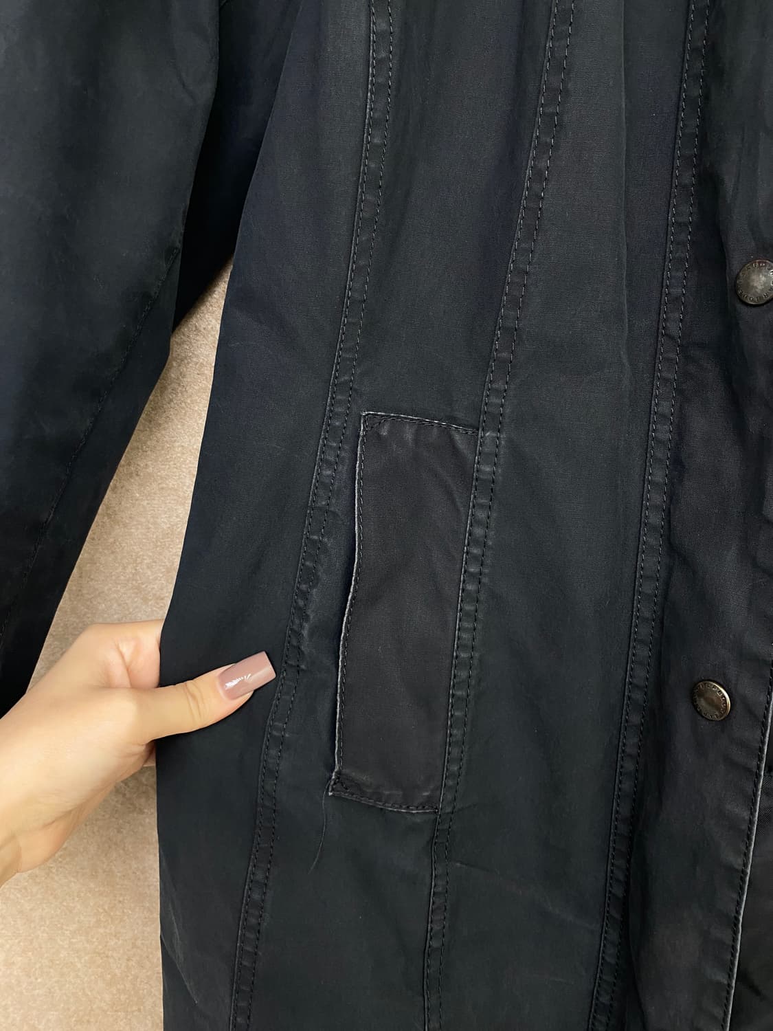 바버 Barbour 왁스 롱자켓 상품이미지2