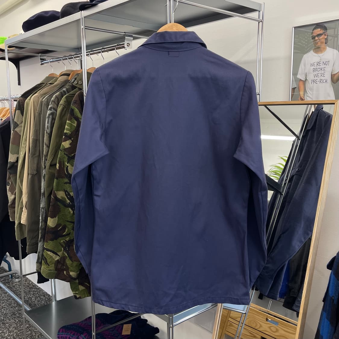 80s US Navy 미 해군 유틸리티 셔츠 자켓 (M) 상품이미지3