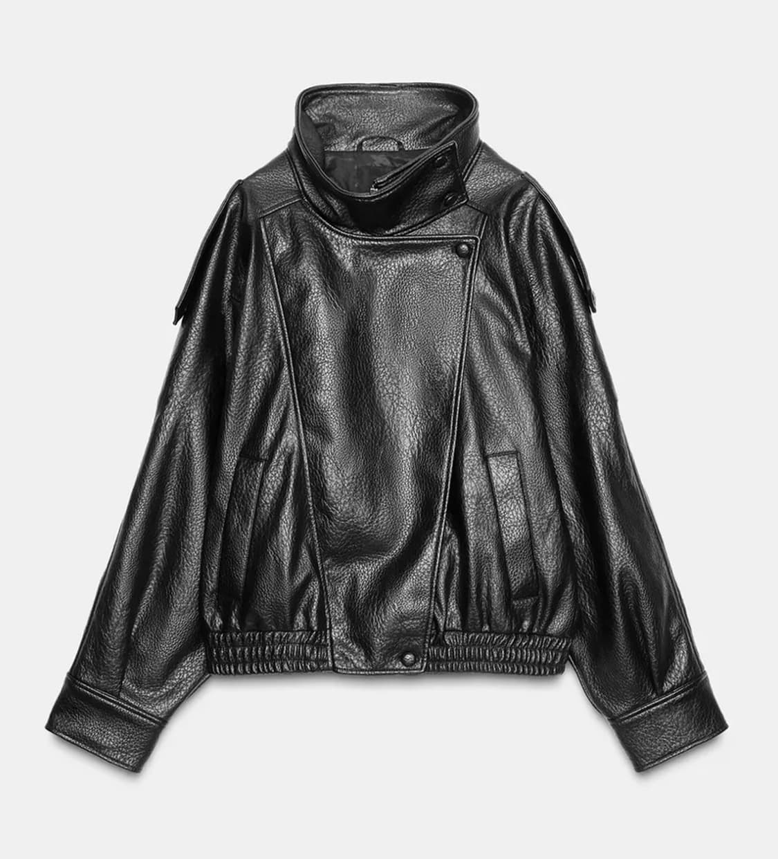자라 페이크 레더 점퍼 XS 상품이미지1