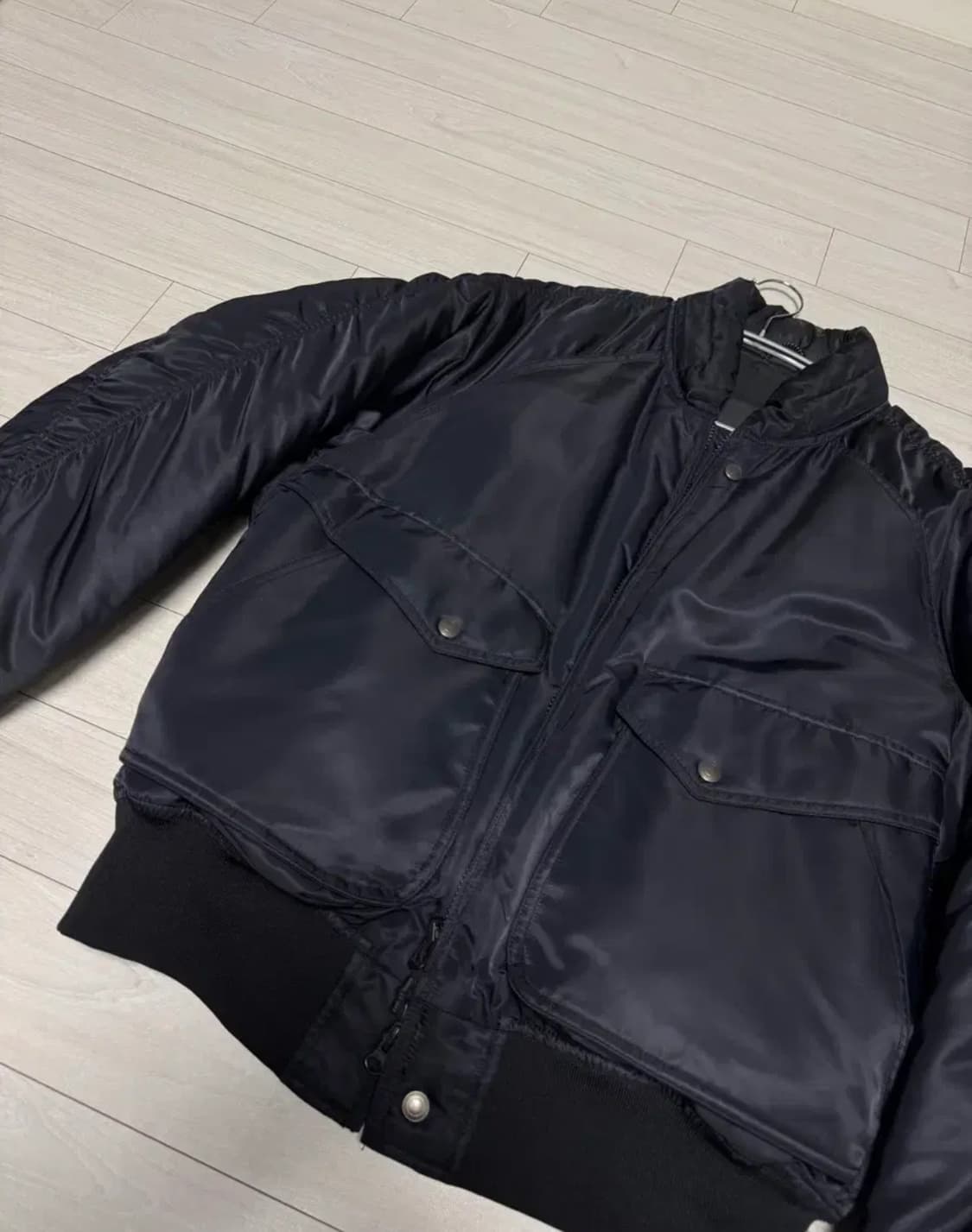 (M) 루트파인더 파일럿 자켓 리버시블 블랙 상품이미지2