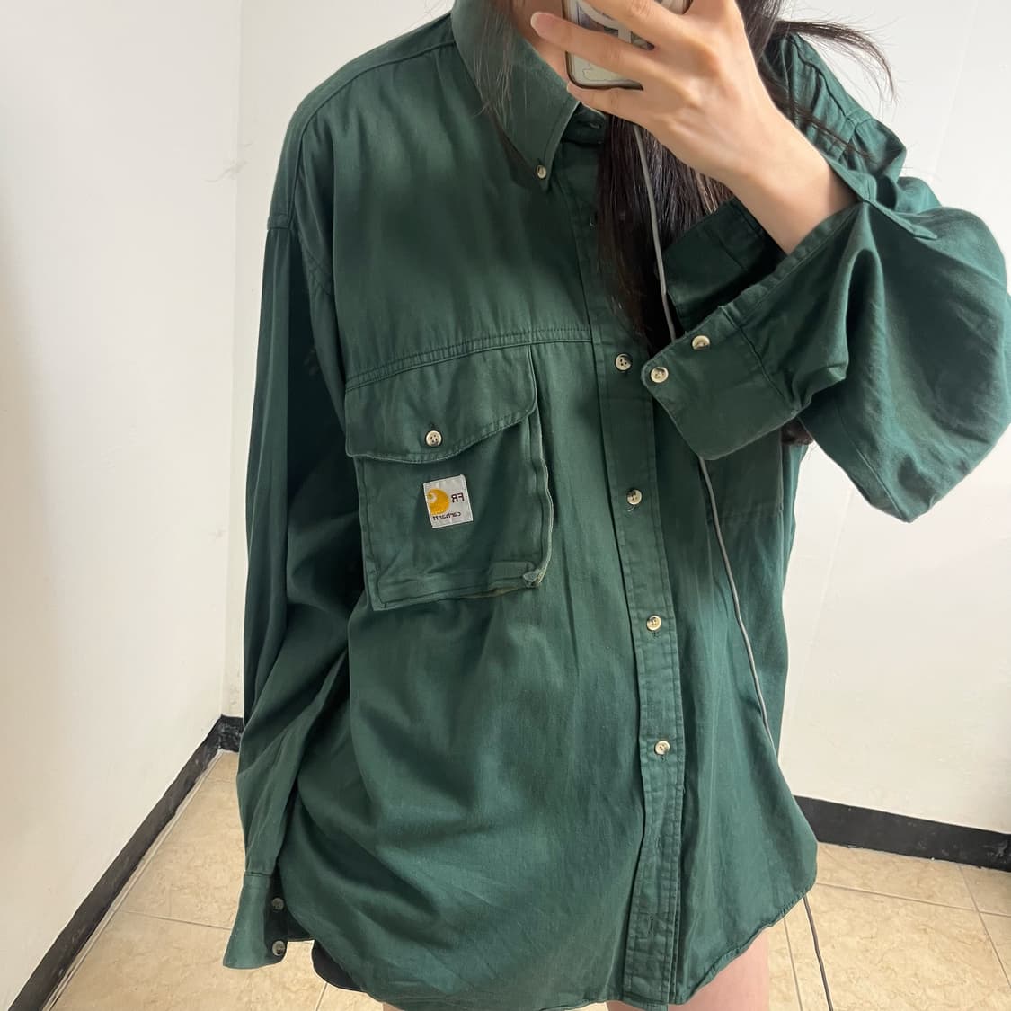 Carhartt Green Shirt  상품이미지2