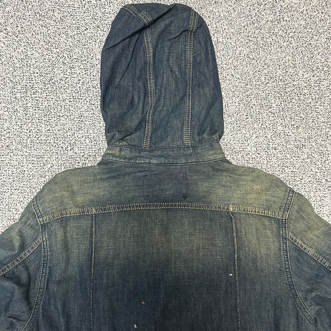 Diesel Washed Denim Hood Jacket 상품이미지7