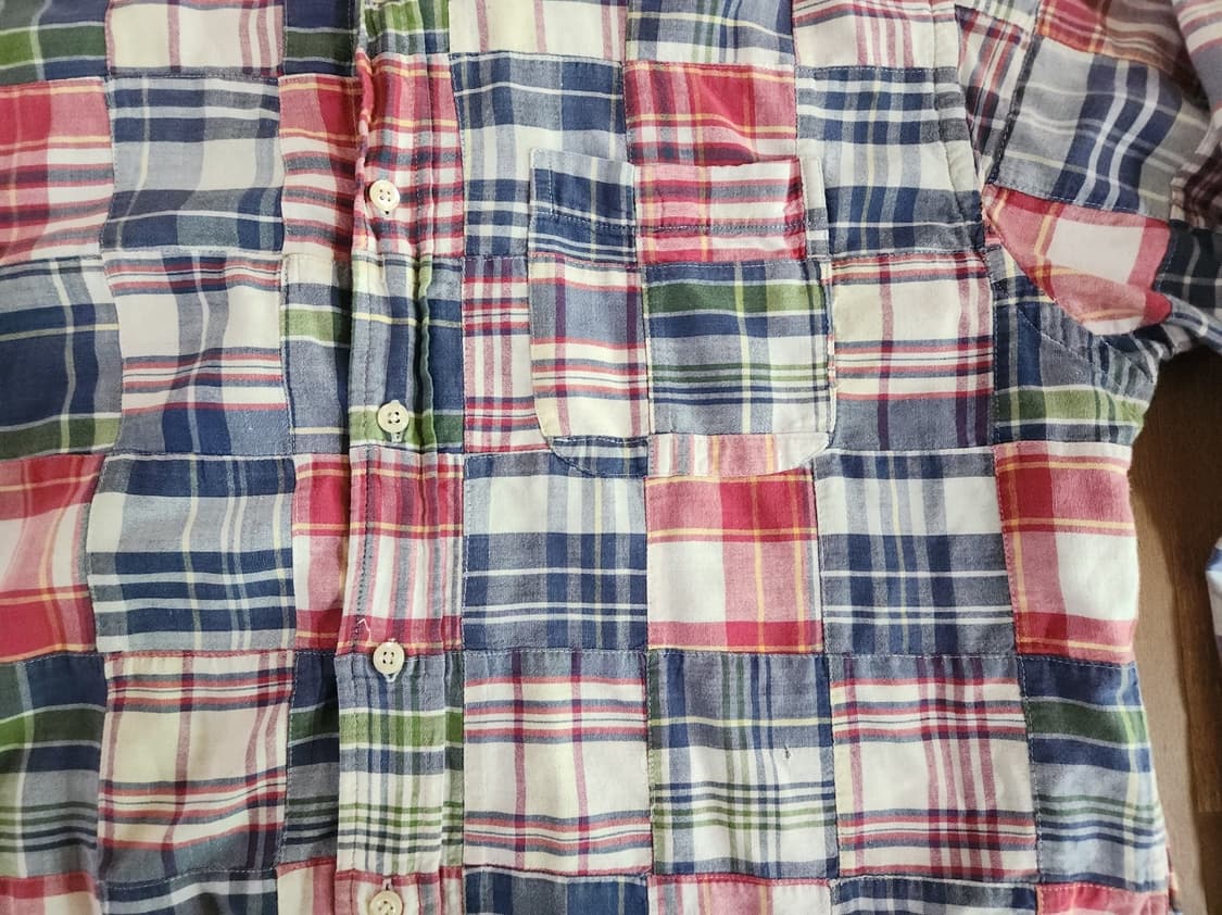 브룩스브라더스 패치워크 셔츠(L) 상품이미지2