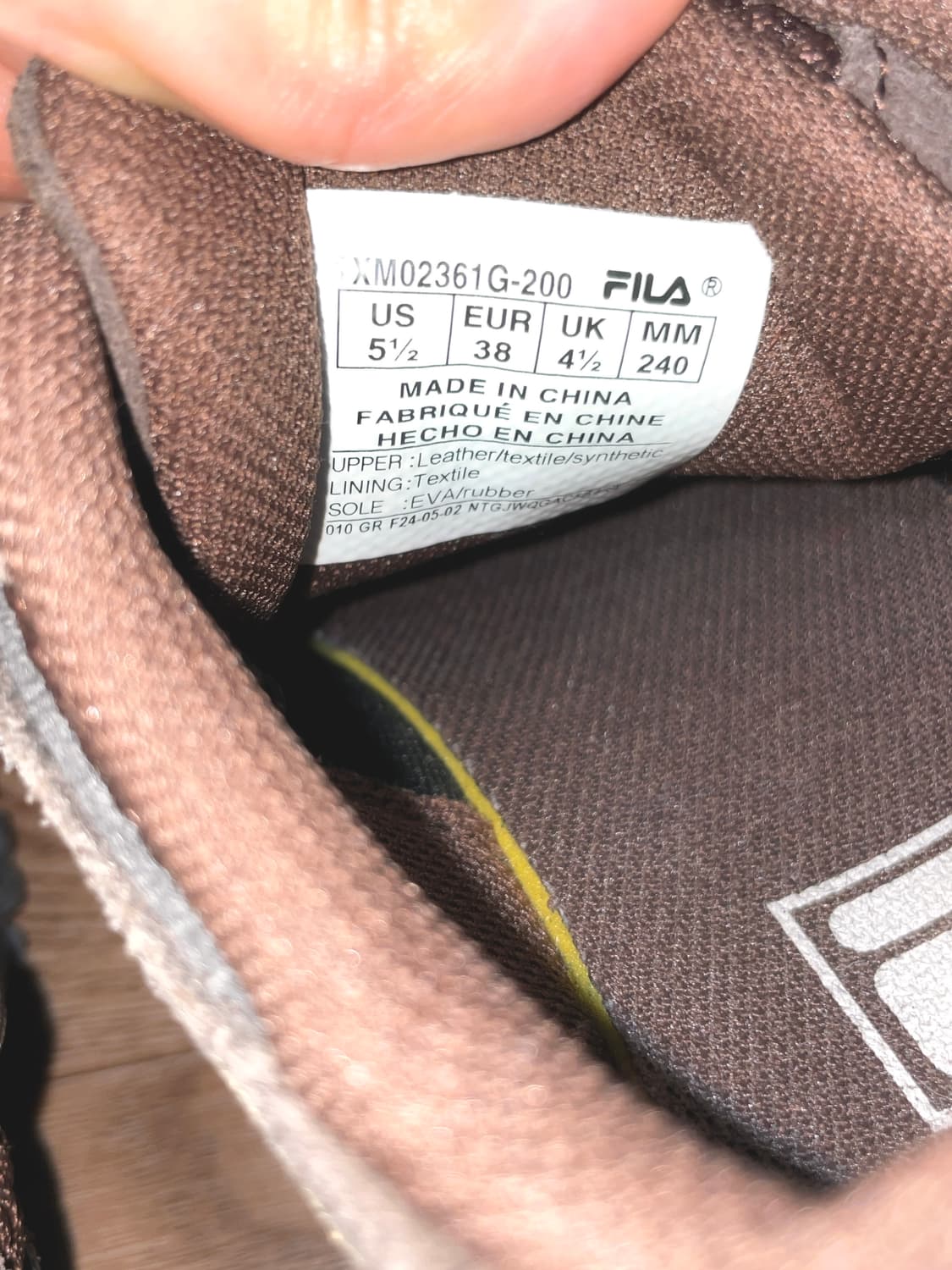 휠라 에샤페 초코 240 상품이미지7