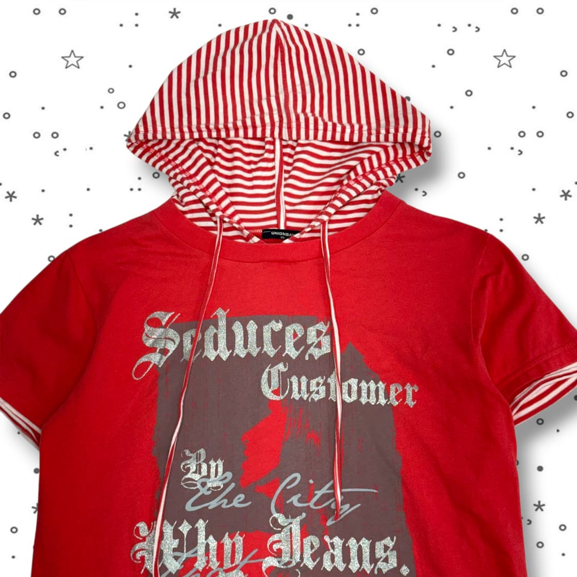 95 UNIONBAY 유니온베이 후드 반팔 티셔츠 상품이미지4