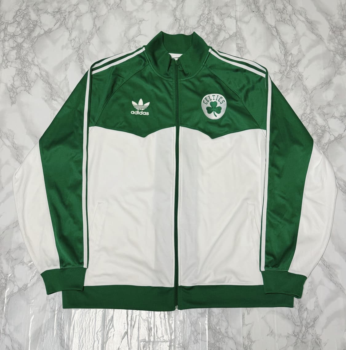 3XL 아디다스 셀틱 삼선 흰초 빅로고 트레이닝 져지 자켓 상품이미지4