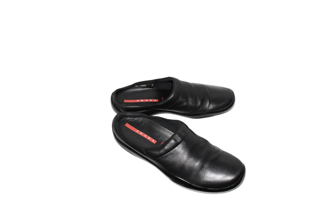 2000s PRADA 프라다 나파 레더 슬립온 슈즈 상품이미지4