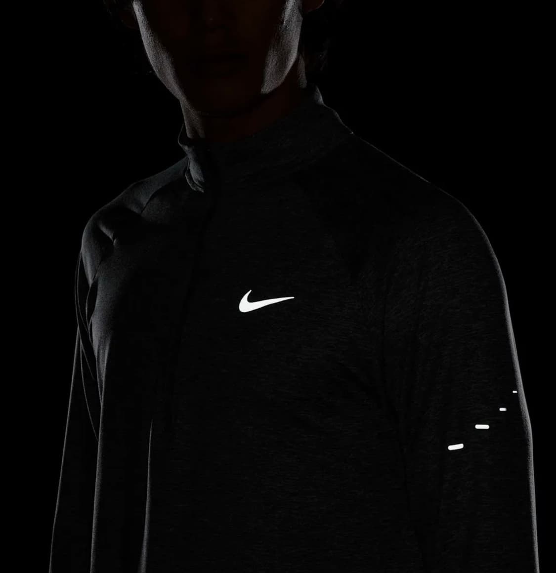 [새상품] L) 나이키 스트라이드 드라이 핏 쿼터집 러닝탑 그레이 상품이미지4