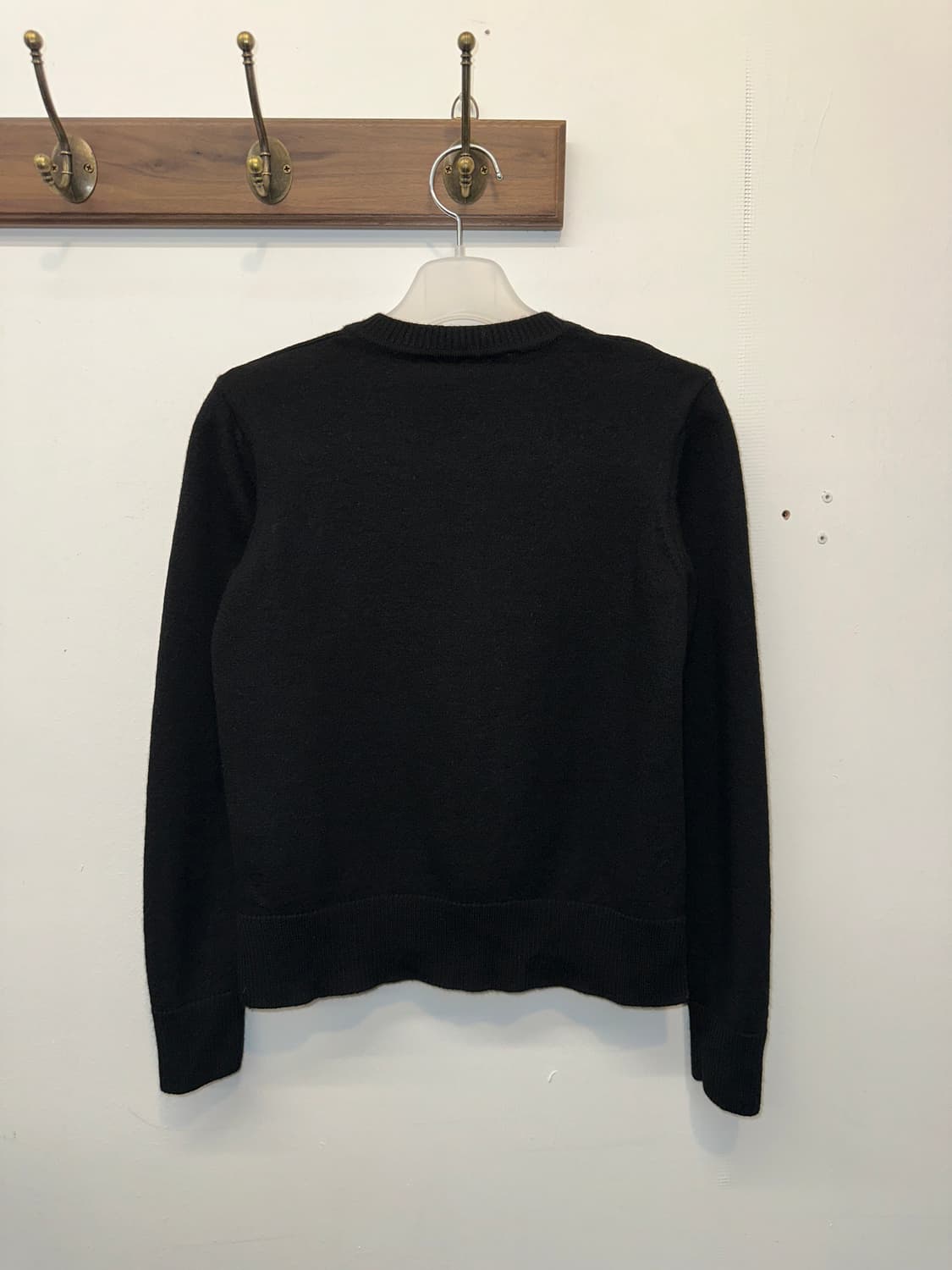 메종키츠네 더블 폭스 헤드 가디건 XS 블랙  상품이미지2