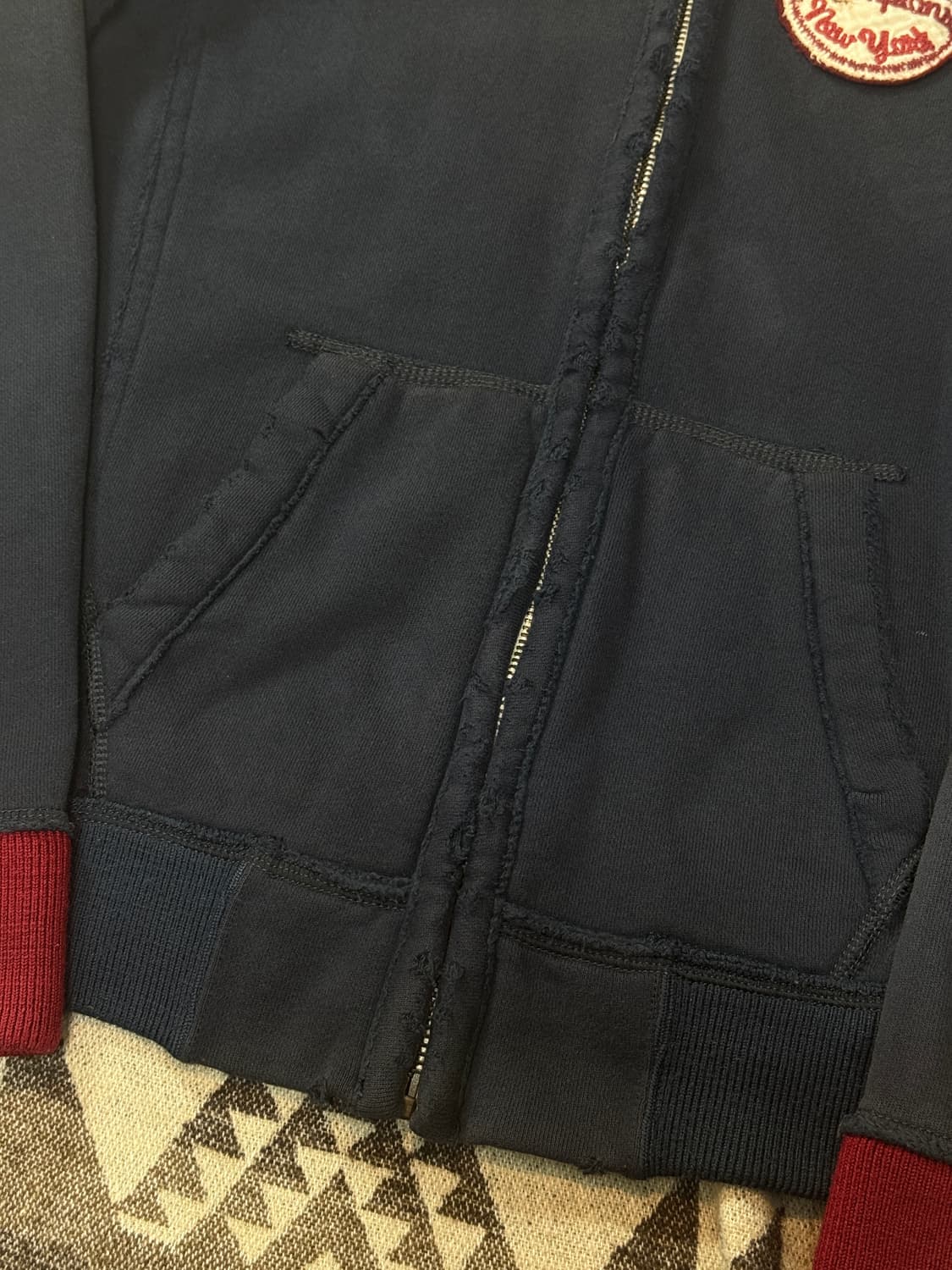 아베크롬비 패치 코튼 집업 자켓 상품이미지8