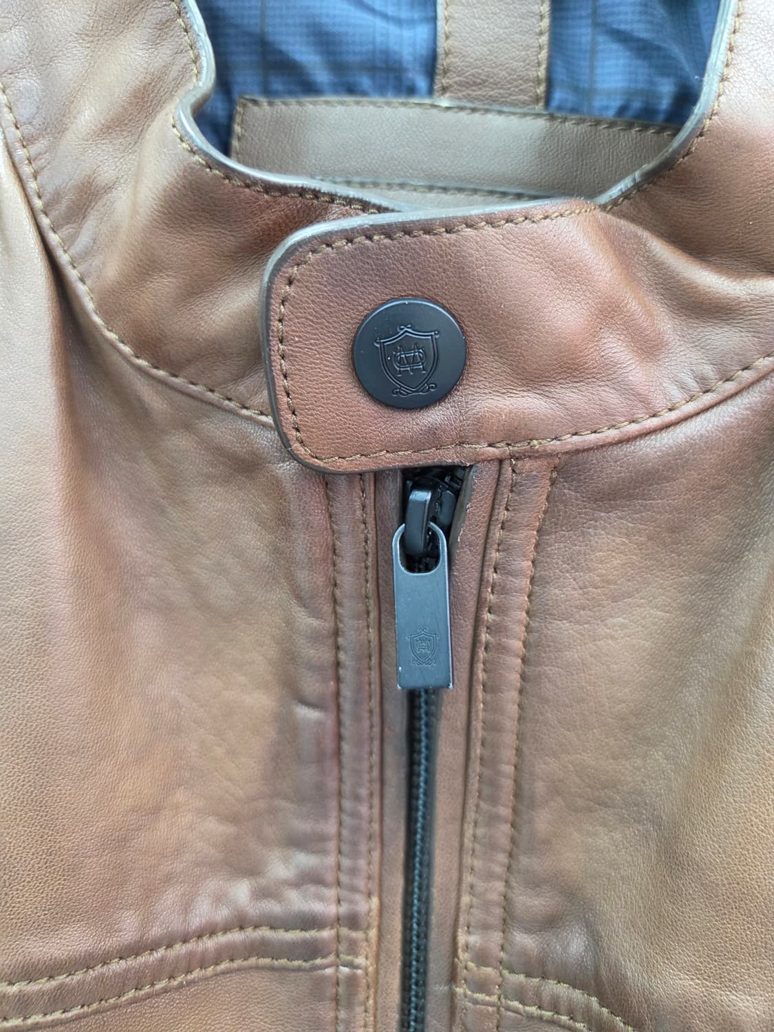 XL 마시모두띠 브라운 양가죽 자켓 상품이미지3