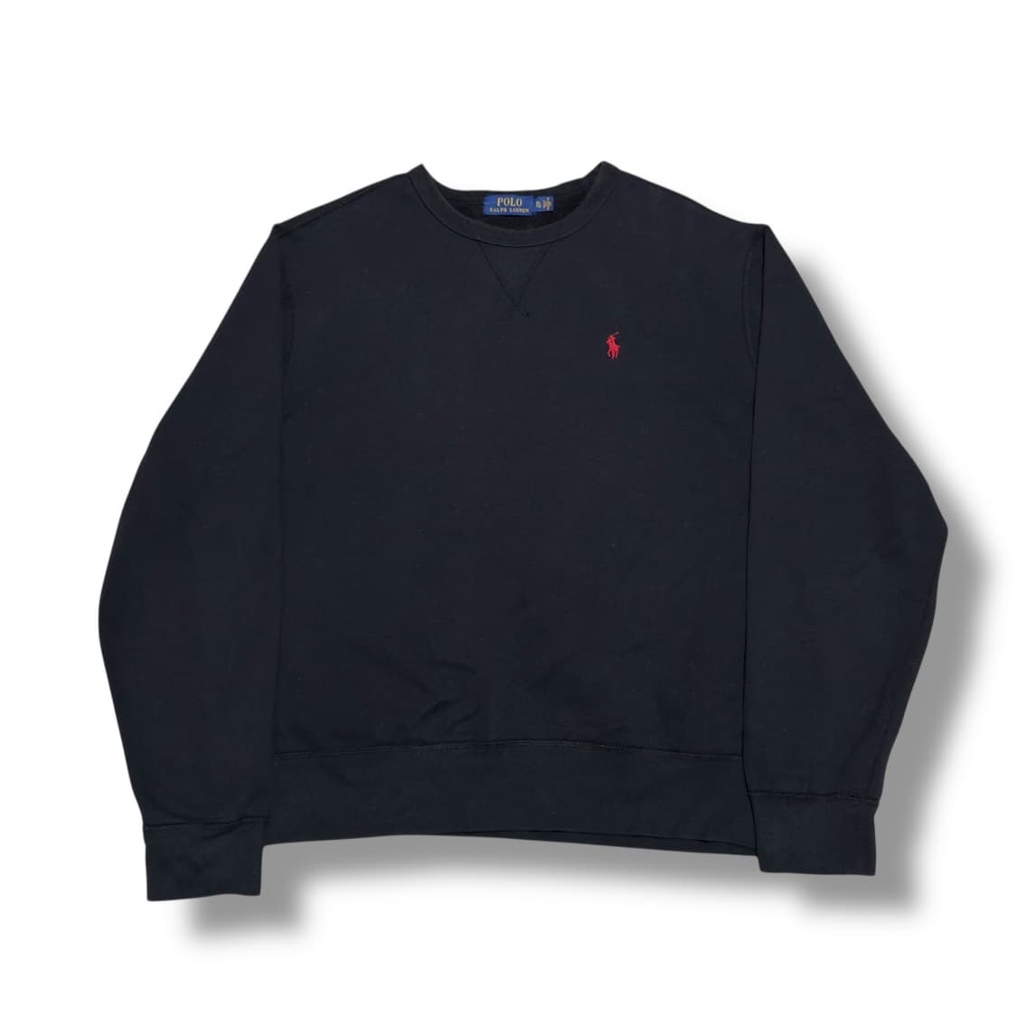 Polo Ralph Lauren 블랙 기모 맨투맨 상품이미지1