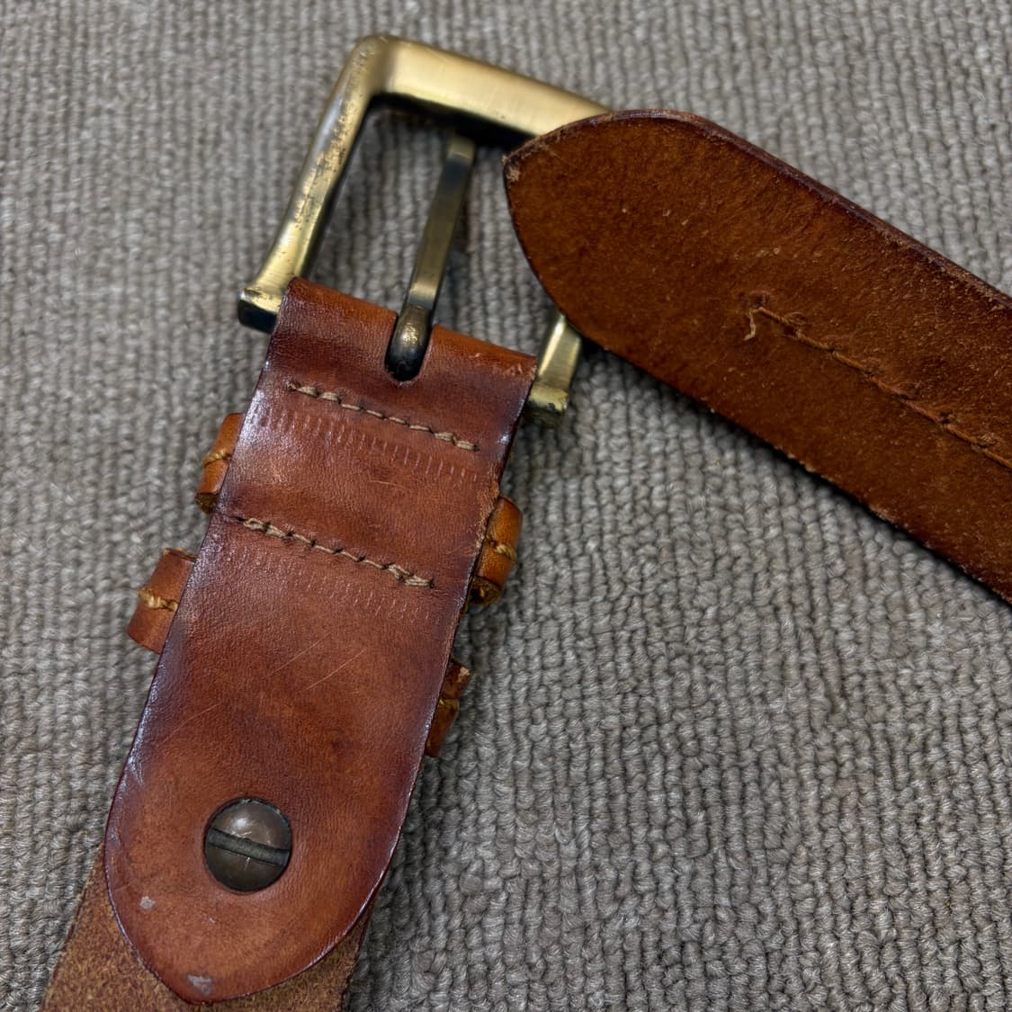 polo 랄프로렌 폴로 빈티지 레더 벨트  상품이미지3