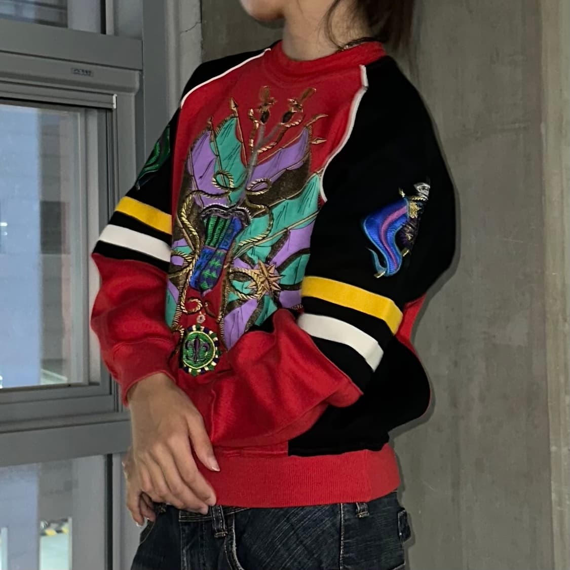 vintage Heraldic knit 상품이미지3