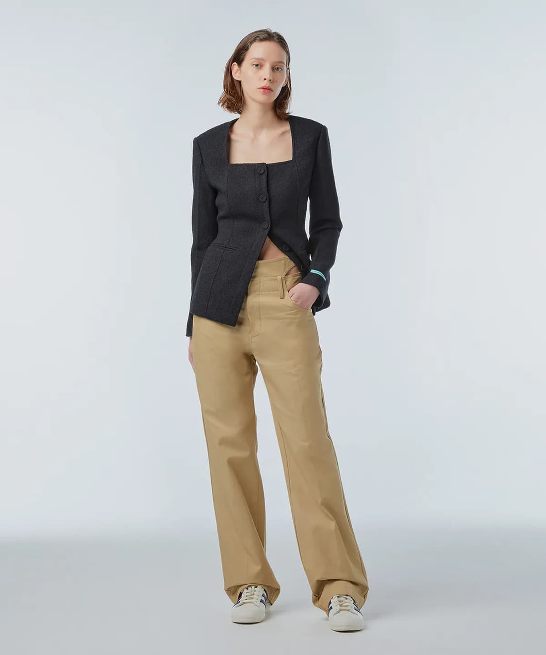 인스턴트펑크 슬림 울자켓 상품이미지9