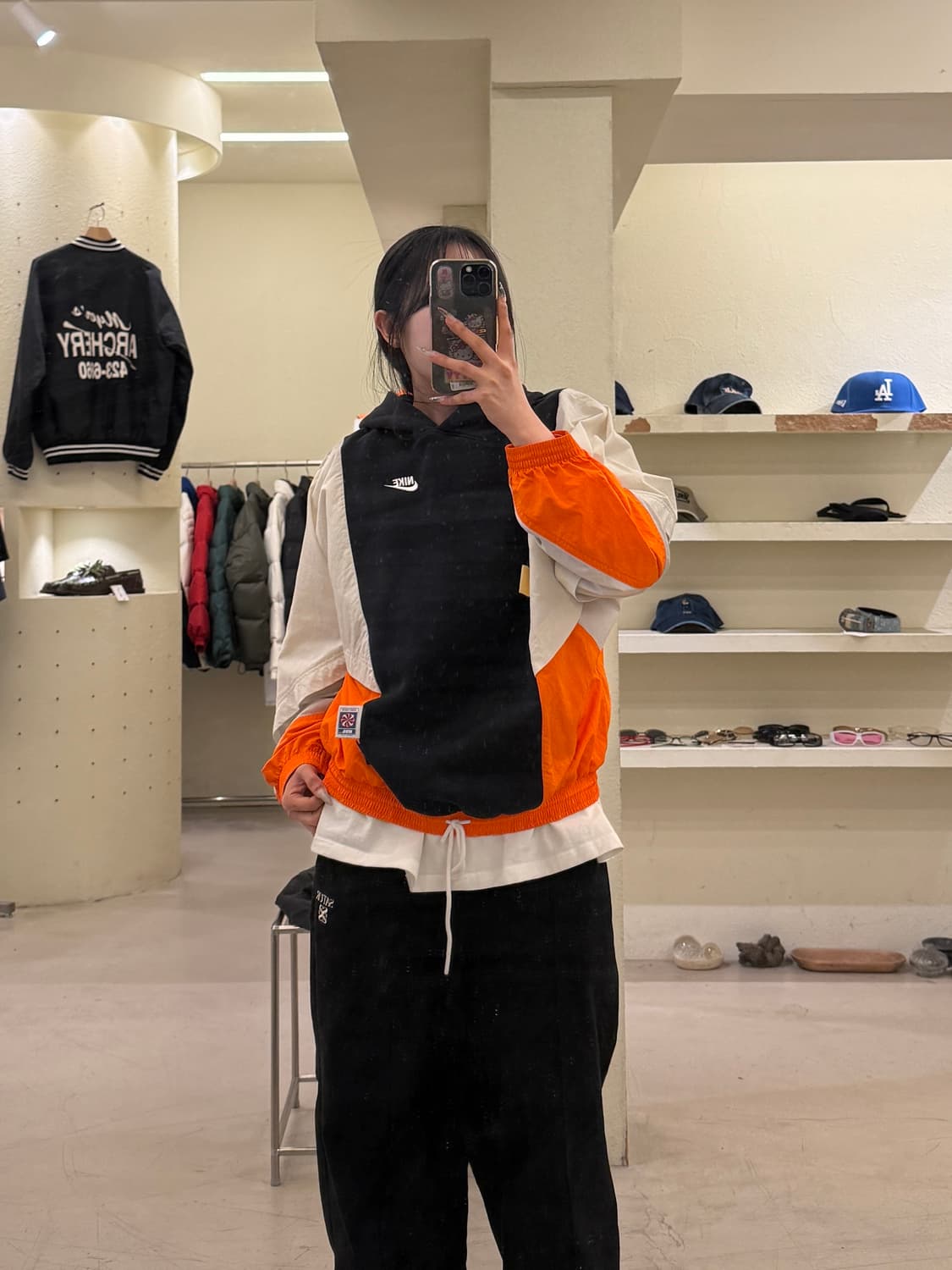 나이키 아이콘 나일론 믹스업 후드 티셔츠 U998 상품이미지1