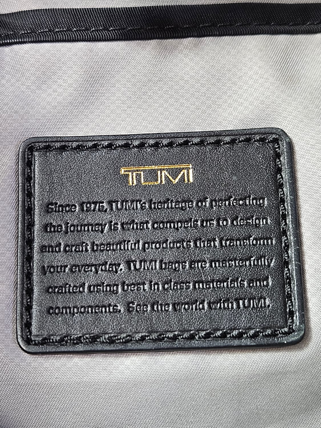 TUMI 투미 보야져 리바스 백팩 가방 리얼레더 금장 상품이미지6