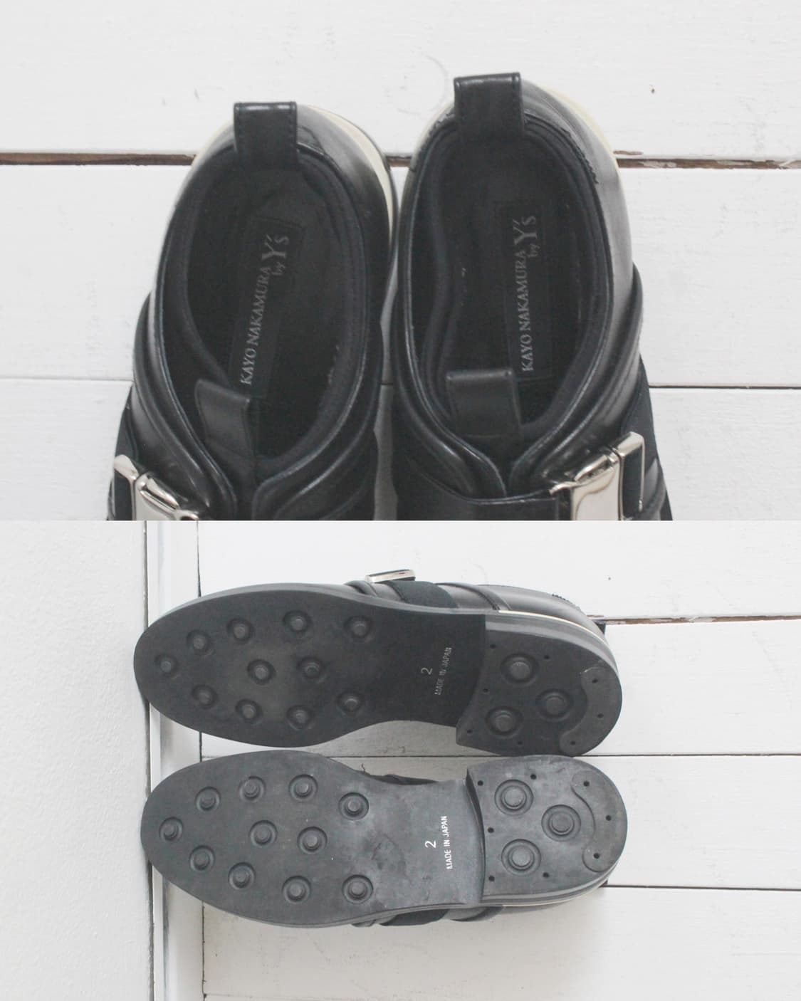 y’s metal buckle leather shoes 상품이미지5