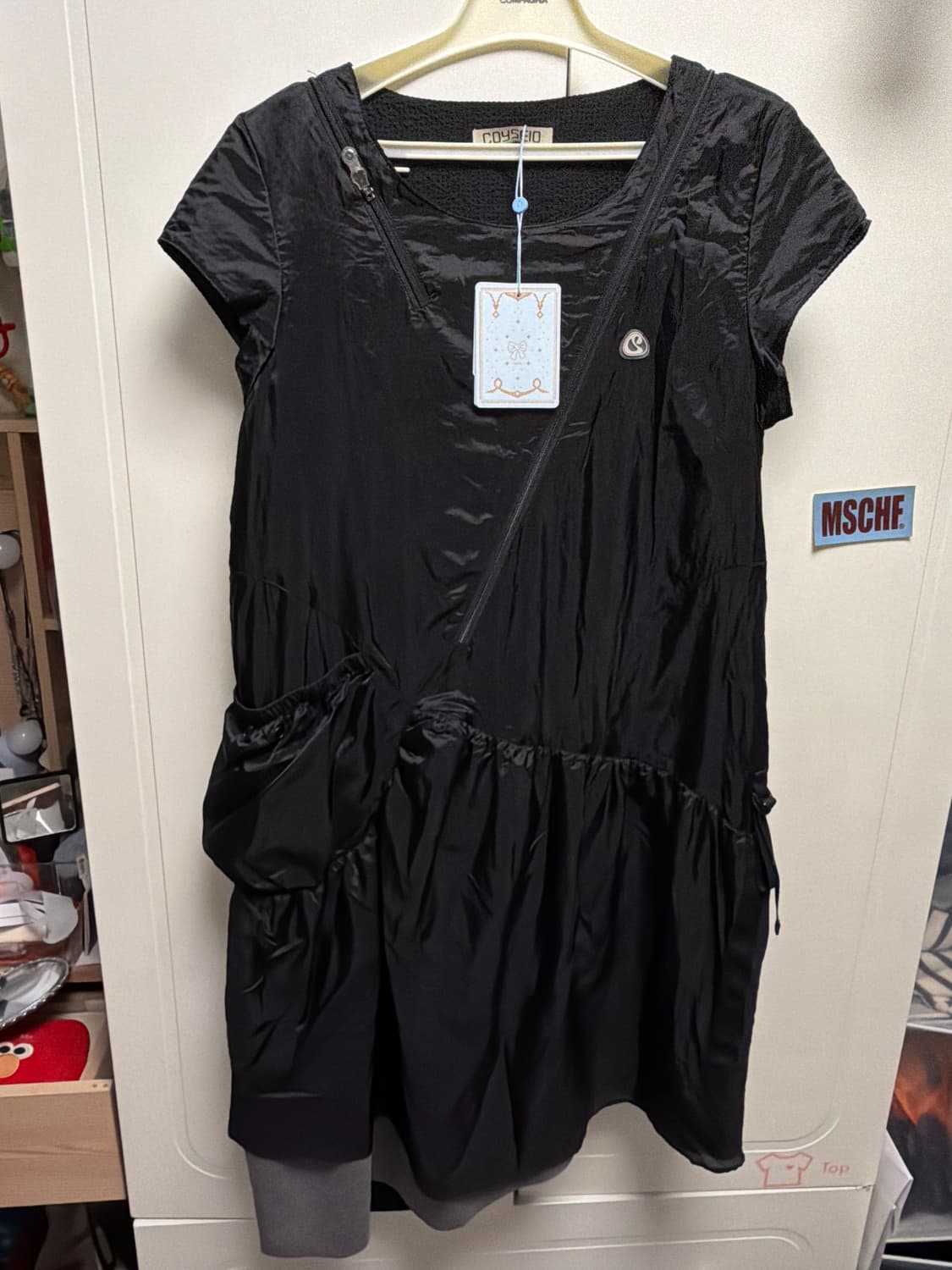 (택o) 코이세이오 퍼프 셔링 원피스 상품이미지3