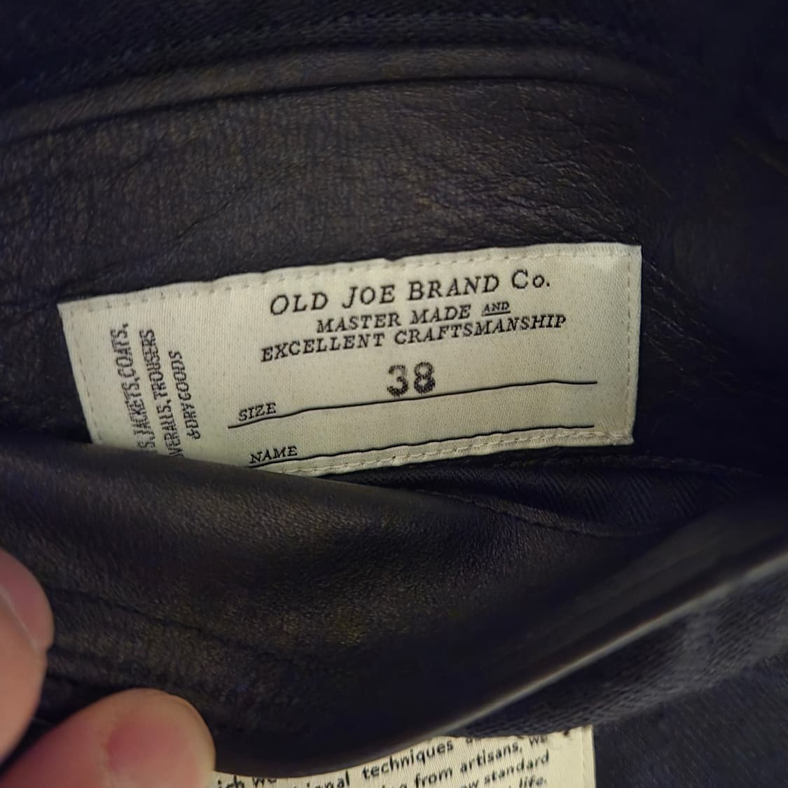 [올드조] 26ss 호스하이드 파티나 허큘리스 자켓 38 (100) 상품이미지8