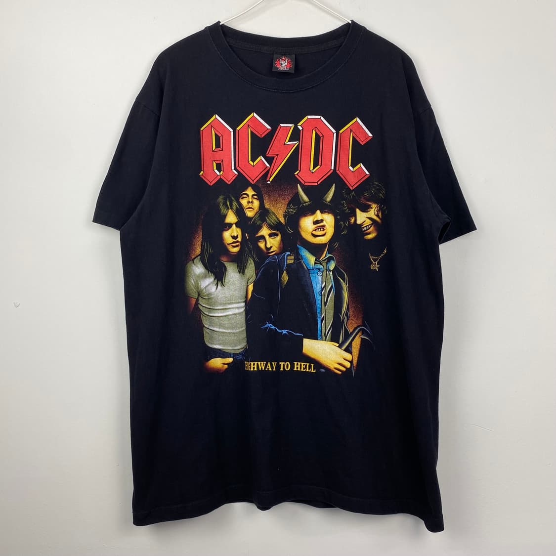 락예 ACDC 밴트 반팔티 락티셔츠 상품이미지1