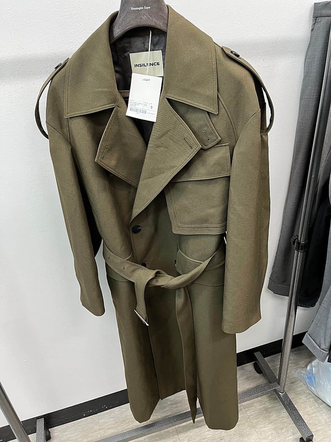 100) 인사일런스 오버 트렌치코트  상품이미지1