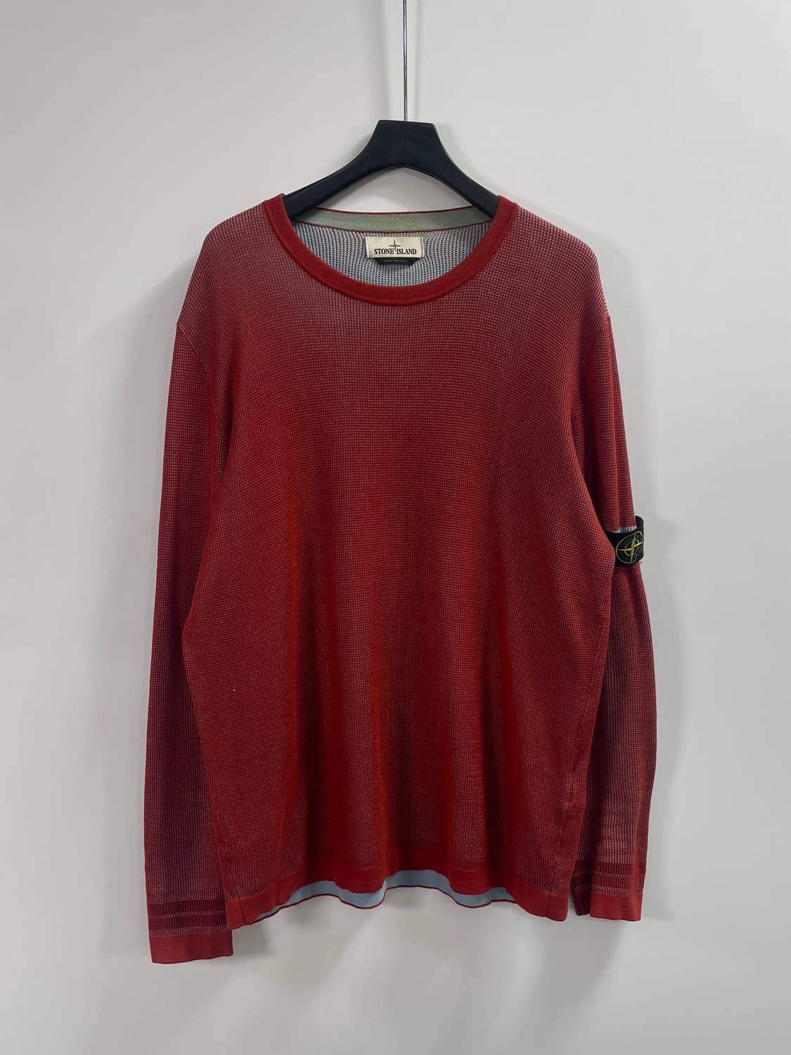 스톤아일랜드 와펜 투톤 니트 (on.637)   상품이미지1