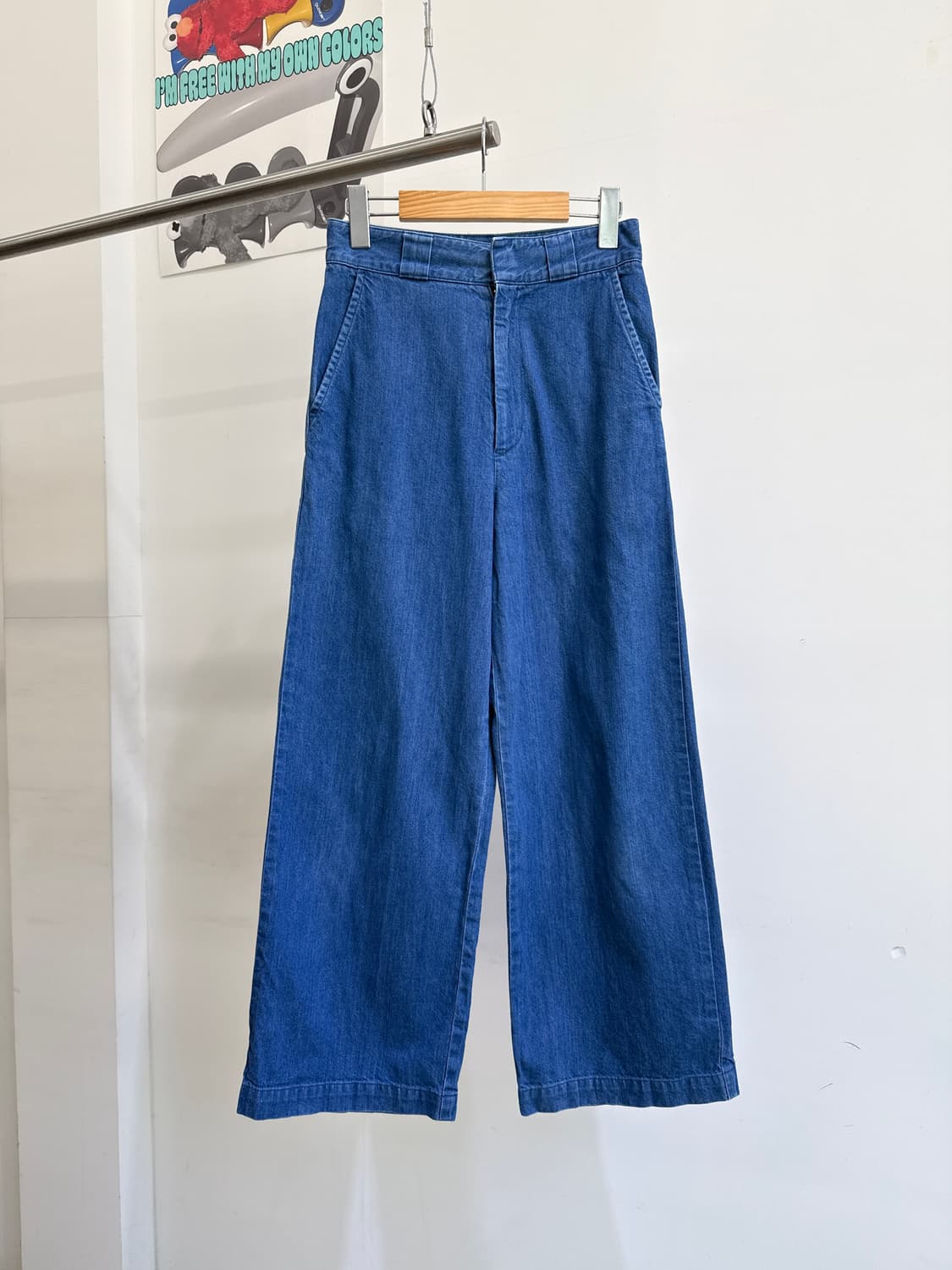 UNITED ARROWS (Made in Japan)와이드 데님 팬츠  상품이미지1