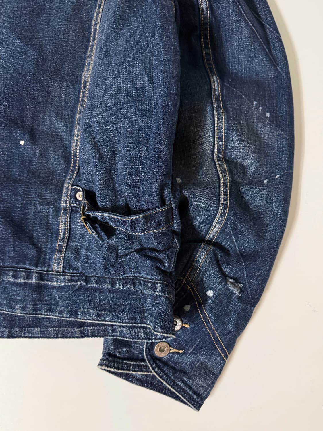 폴로 랄프로렌 40‘s 루즈핏 페인팅 코듀로이 데님 자켓  상품이미지6