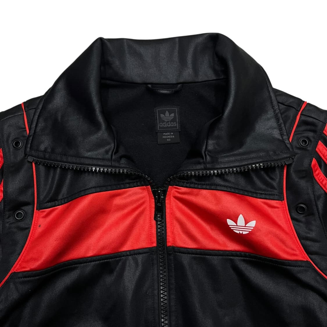 아디다스 y2k 레드배색 블랙 글리터 트랙탑 90 상품이미지5