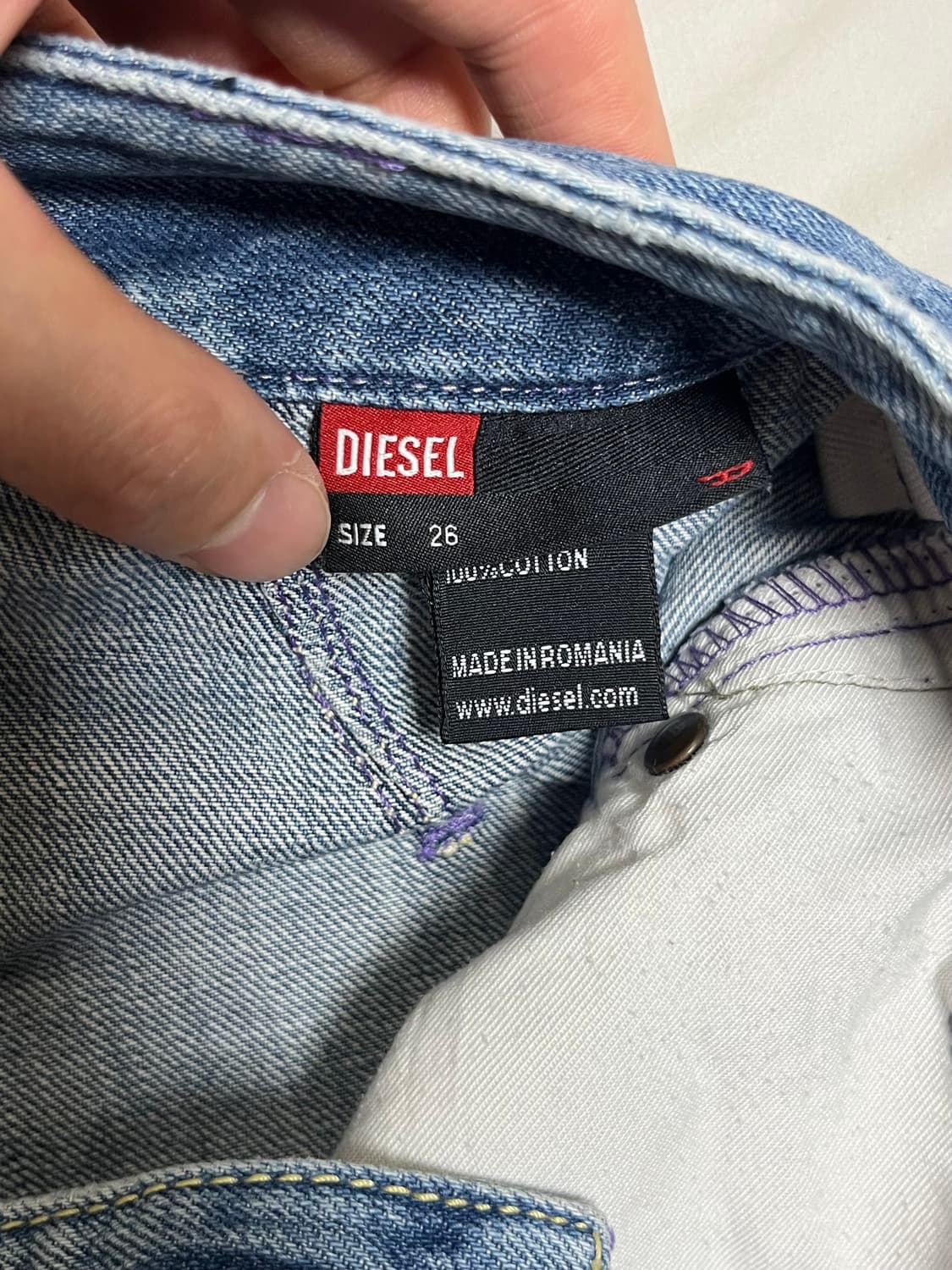 디젤 데님 미니스커트 26사이즈 상품이미지3