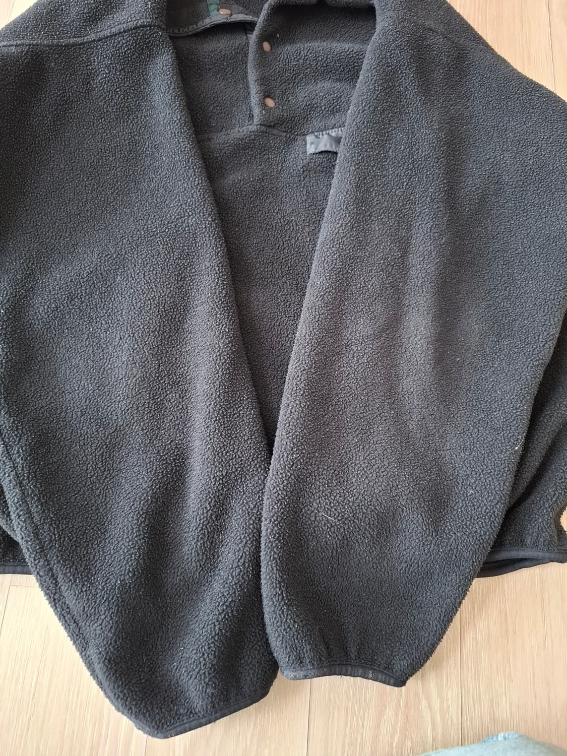 XL 파타고니아 90s 신칠라 블랙 플리스 풀오버 상품이미지4