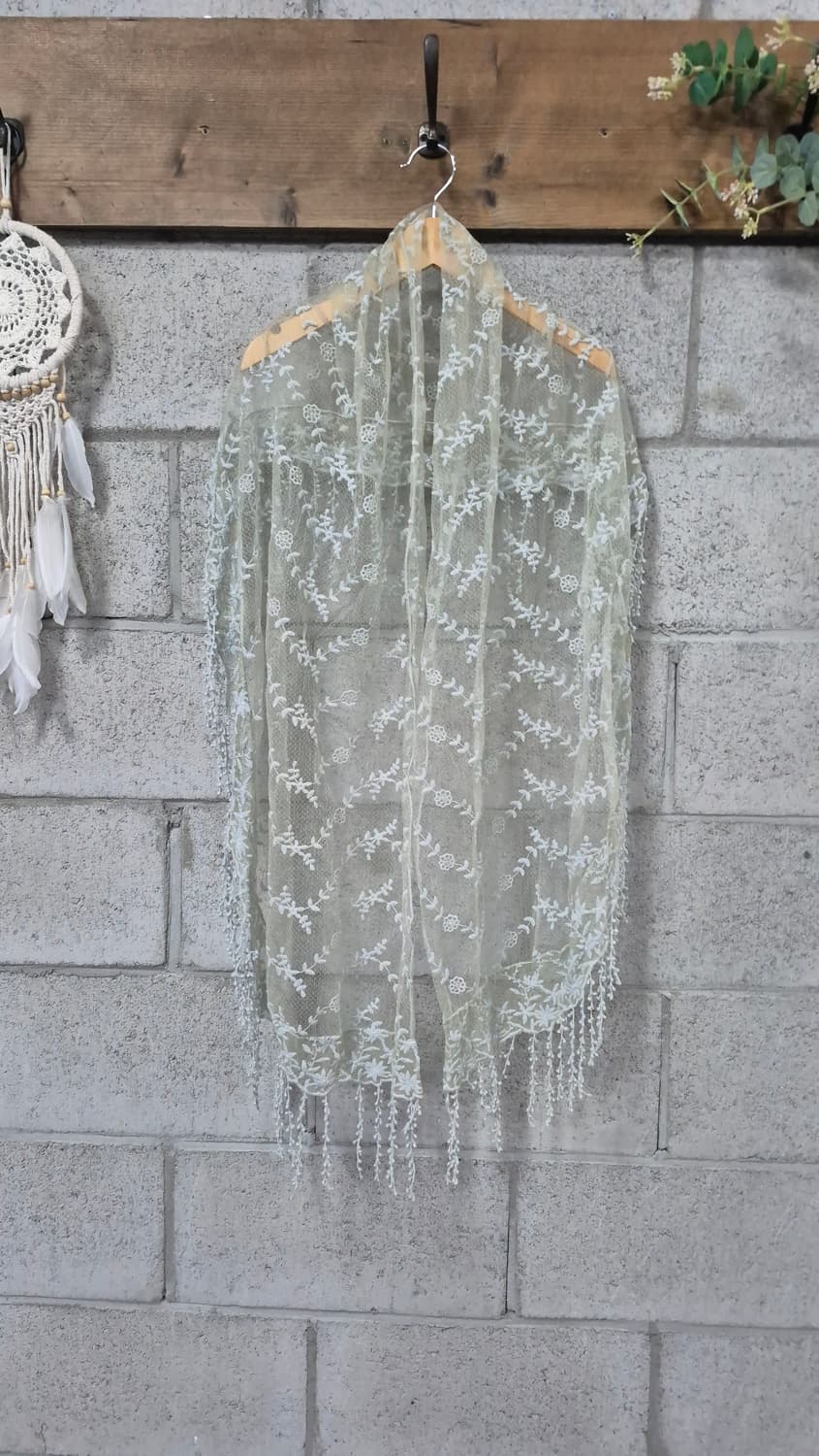 레이스 머플러 모리룩 하구미룩 상품이미지3