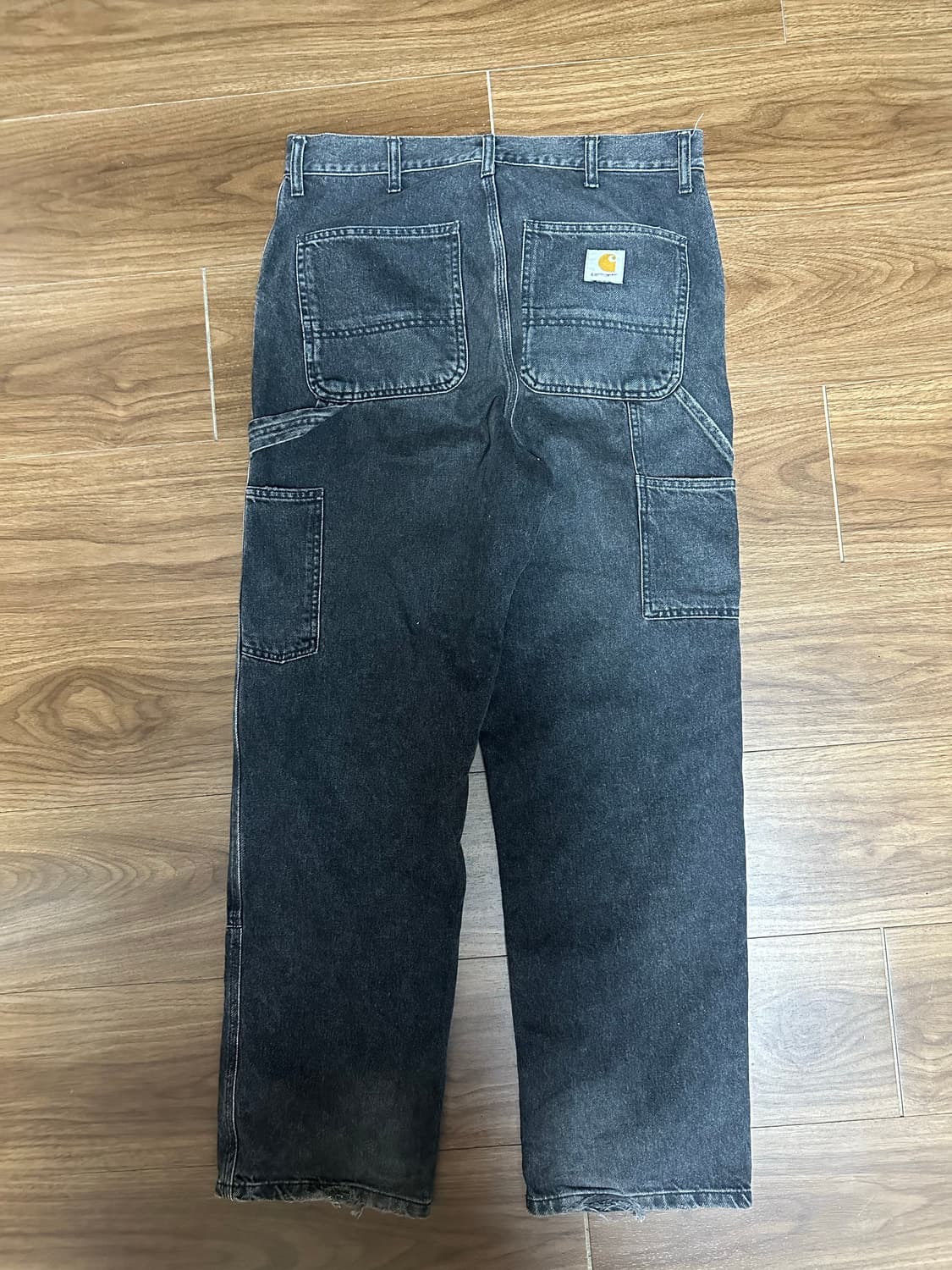 칼하트WIP 더블니 데님 워크 팬츠 상품이미지2