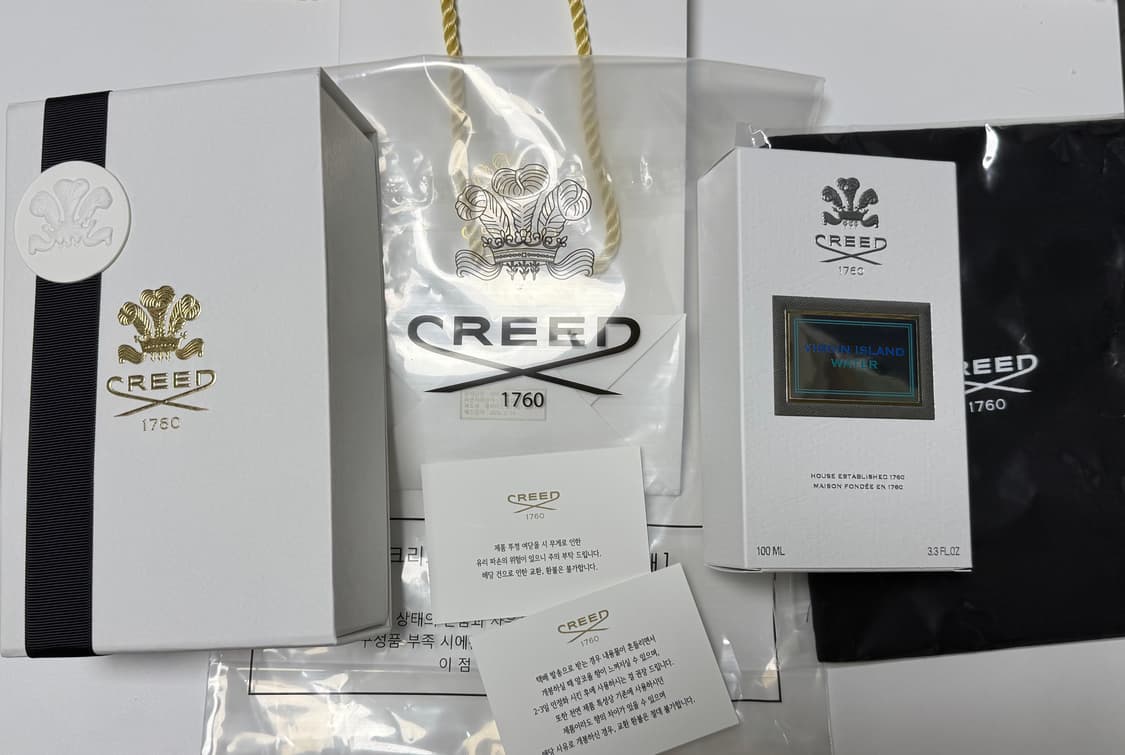 크리드 버진아일랜드워터 100ml 국문택 상품이미지2