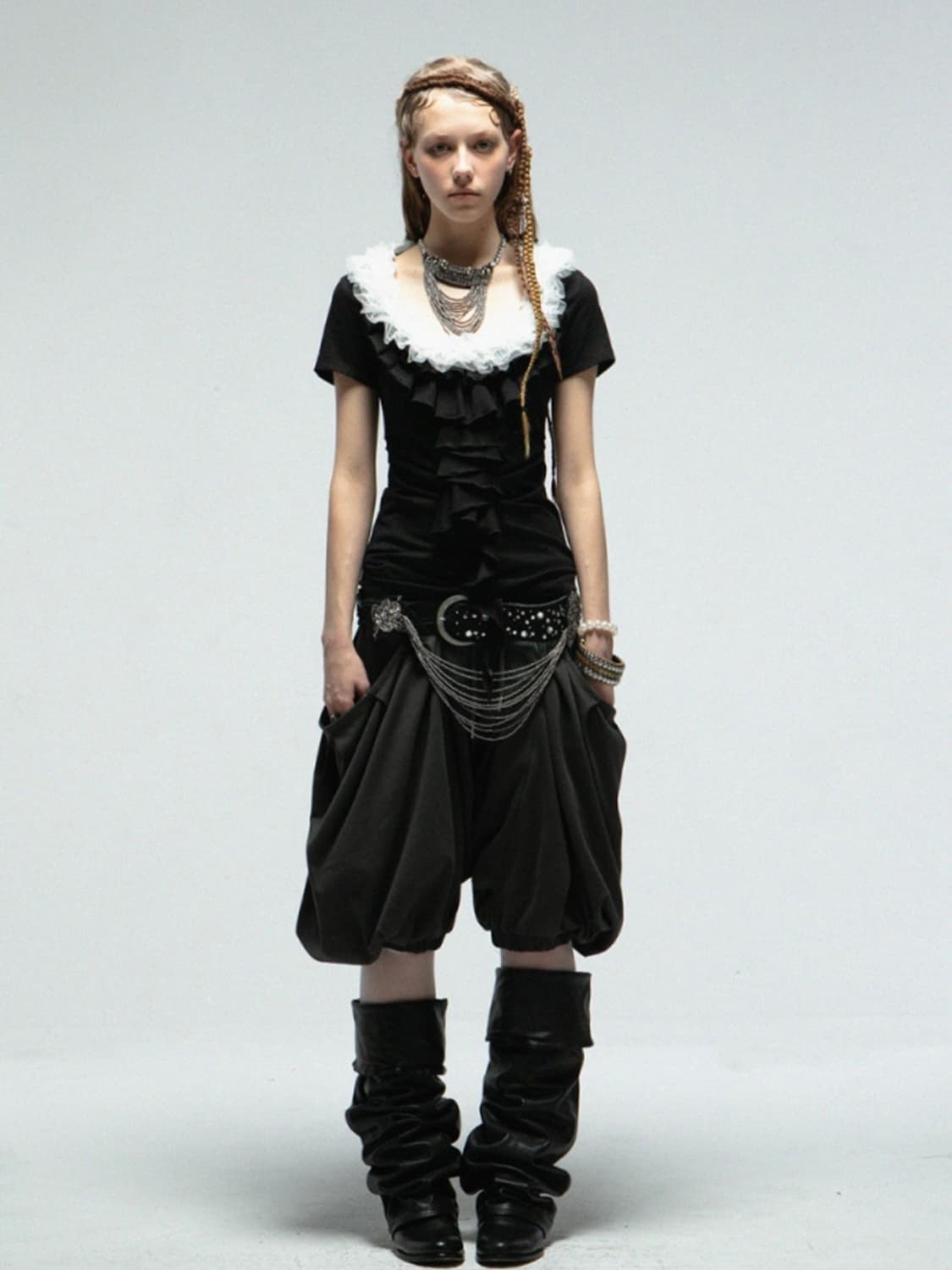Pirate Sweat Balloon Skirt-Pants 상품이미지2