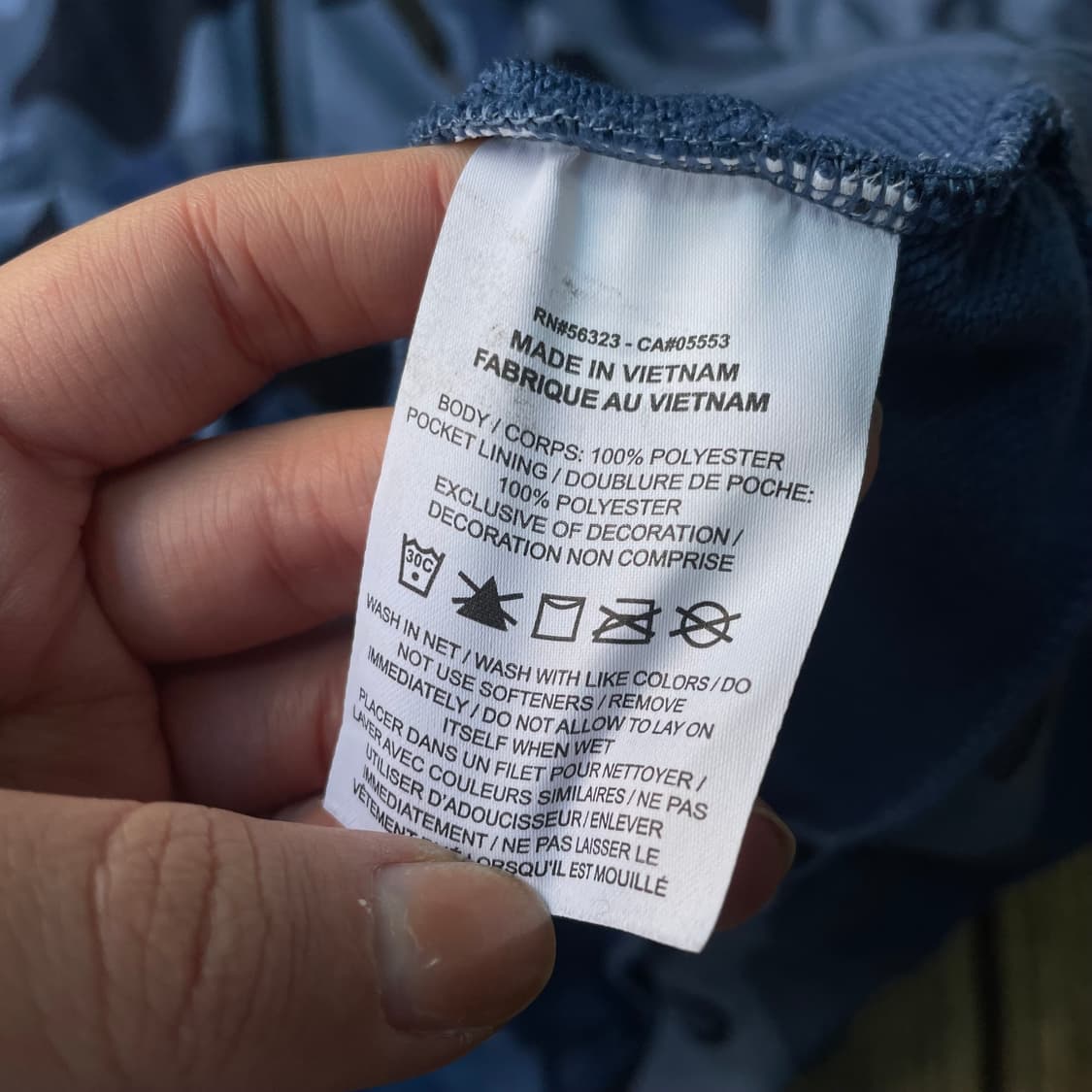 나이키 드라이핏 카모 후드집업 상품이미지5