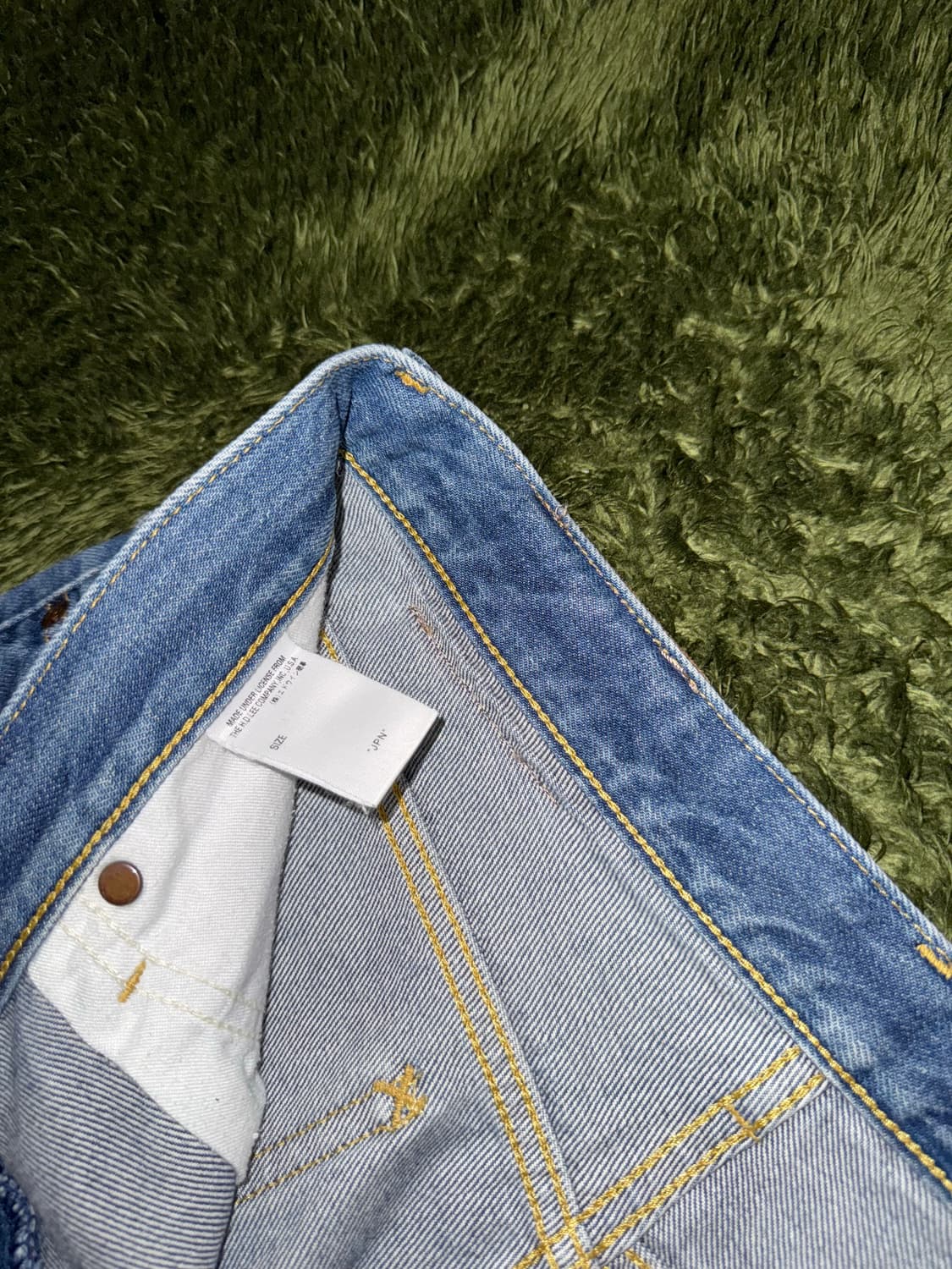 LEE Riders 리 Made in japan 빈티지 워싱 데님 팬츠 상품이미지4