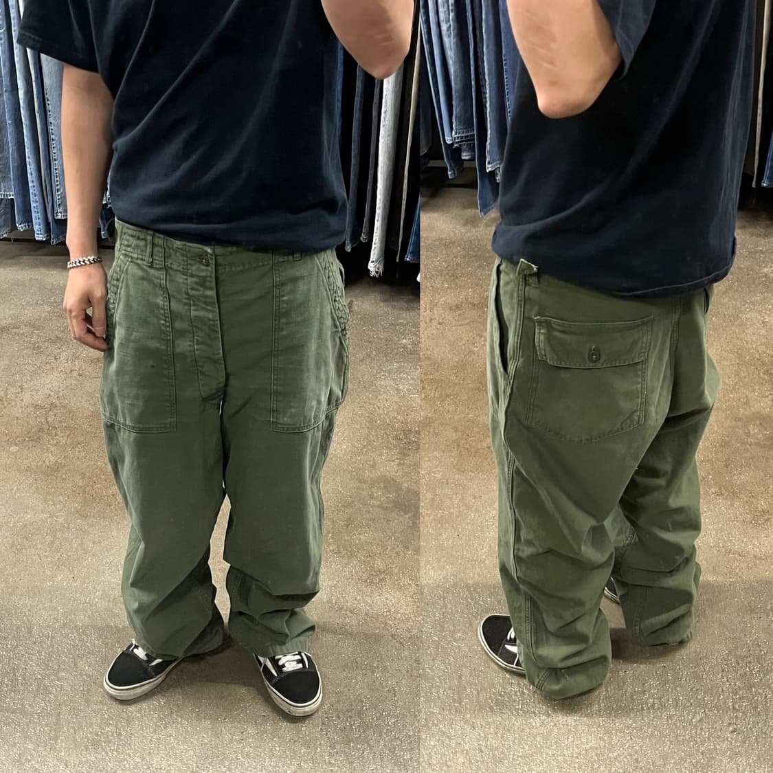 50s 오리지날 미군 OG-107 퍼티그 팬츠 (36“) 상품이미지7